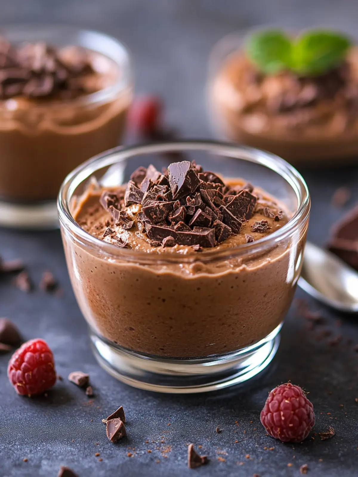 For this fluffy chocolate mousse you only need 2 ingredients