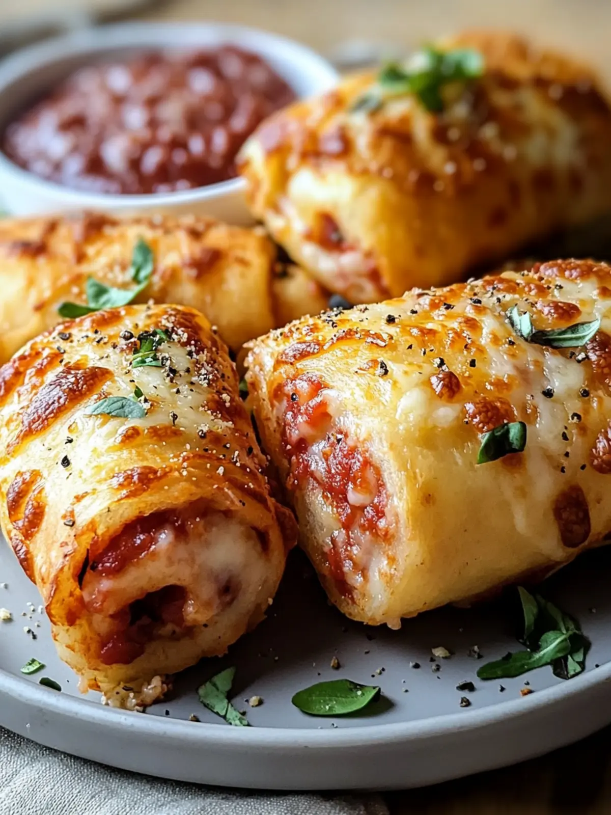 Air Fryer Pizzarollen Der ultimative knusprige Snack