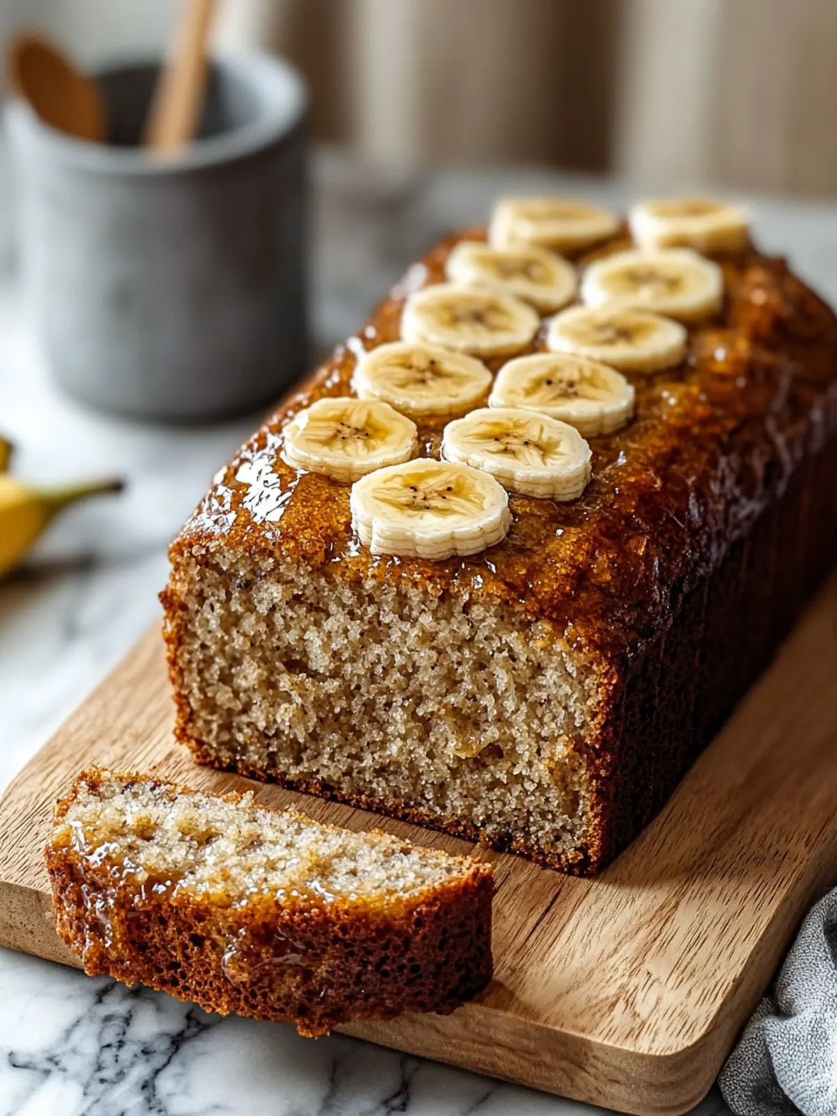Leckeres glutenfreies Bananenbrot für hyggelige Morgen