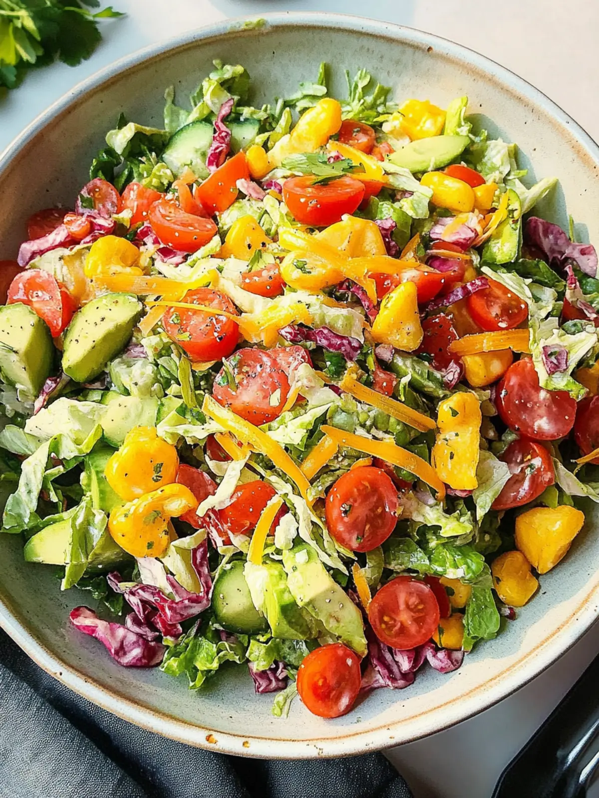 Über-Nacht-Salat Rezept zum Vorbereiten
