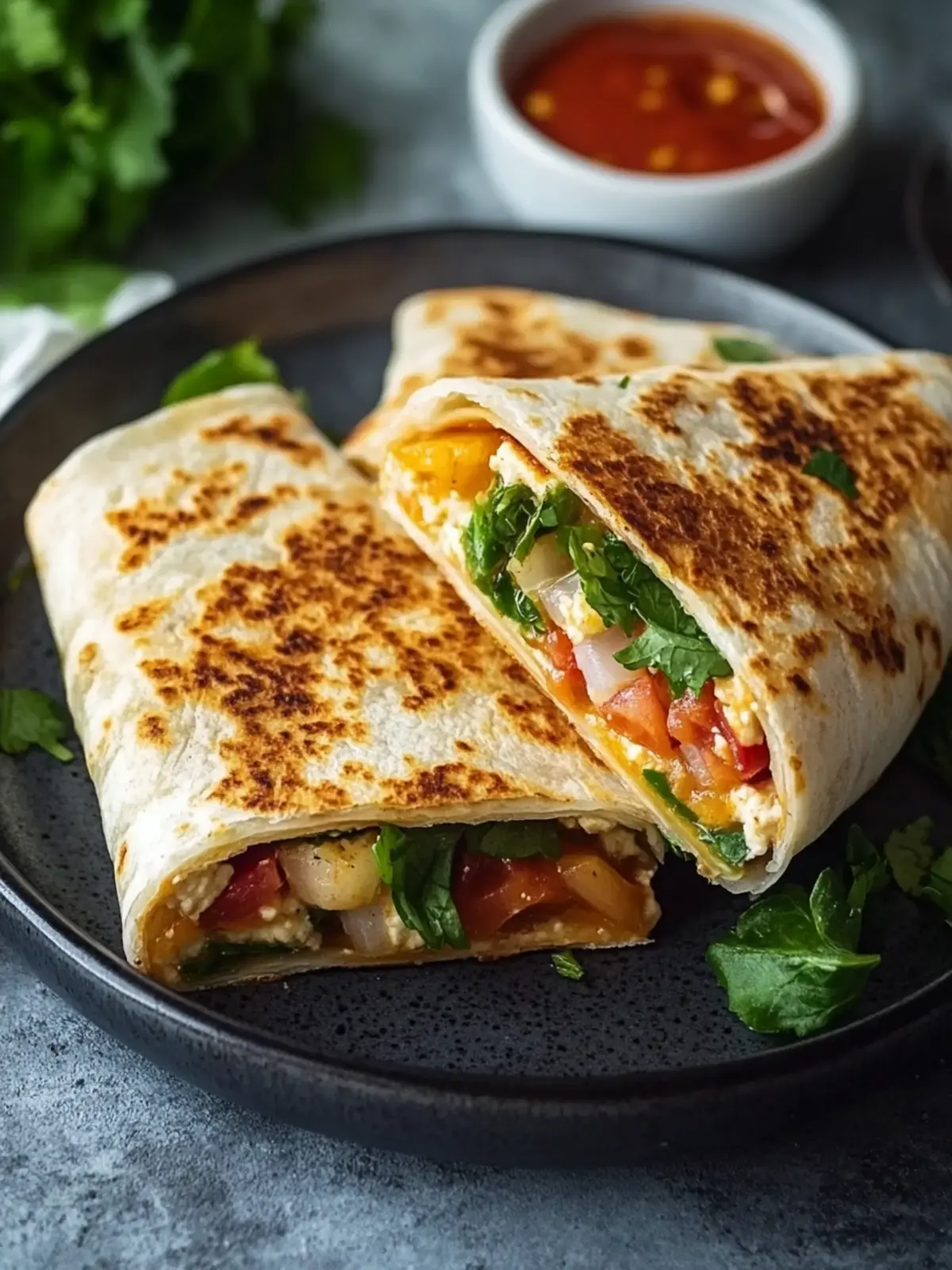 Knusprige Wrap-Ecken aus dem Airfryer