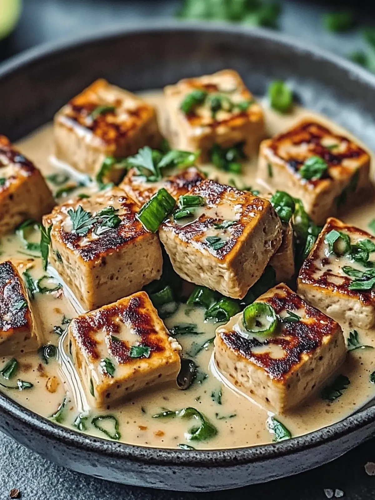 Cremige Heiratsantrags-Tofu-Rezept, das Herzen schmelzen lässt