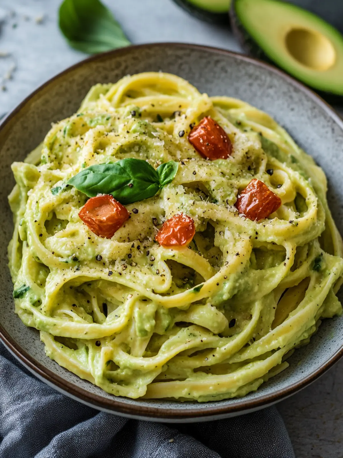 Cremige Avocado Pasta Vegan – Frisch, Cremig und Blitzschnell Gemacht