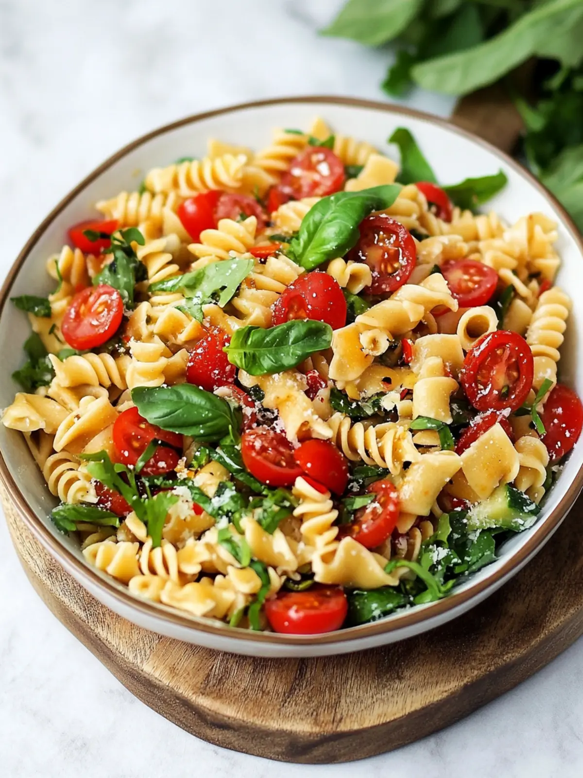 Mediterraner Nudelsalat