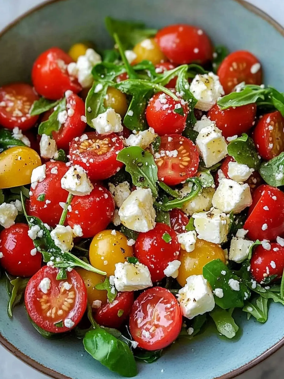Rucolasalat mit Tomaten und Feta: Ein Unglaubliches Ultimatives Rezept für 5 Sinne