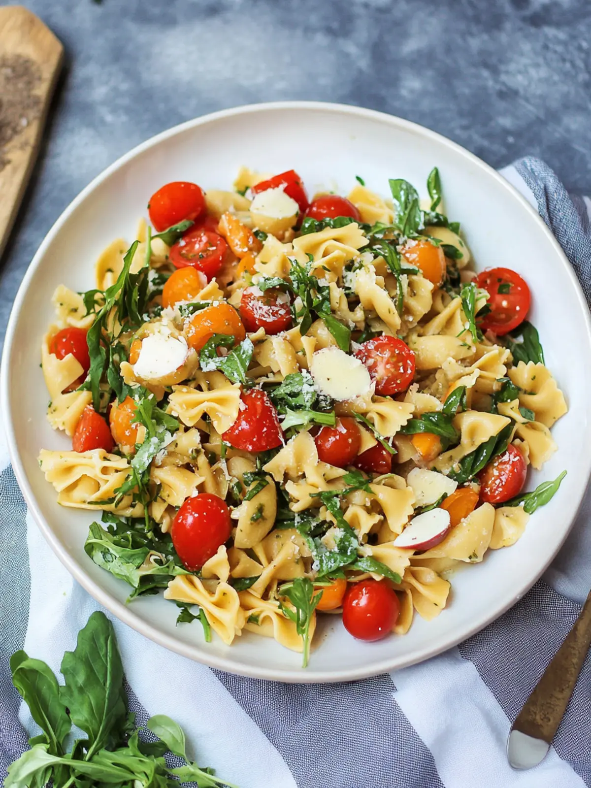 Mediterraner Nudelsalat