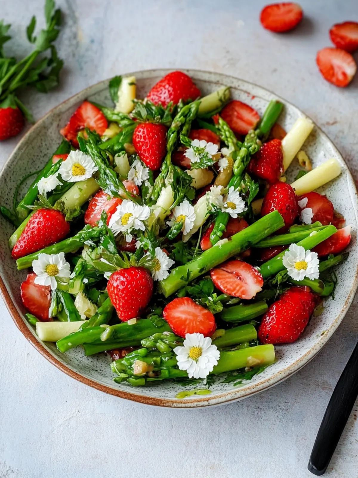 Spargel-Erdbeer-Salat, mein Lieblingsrezept