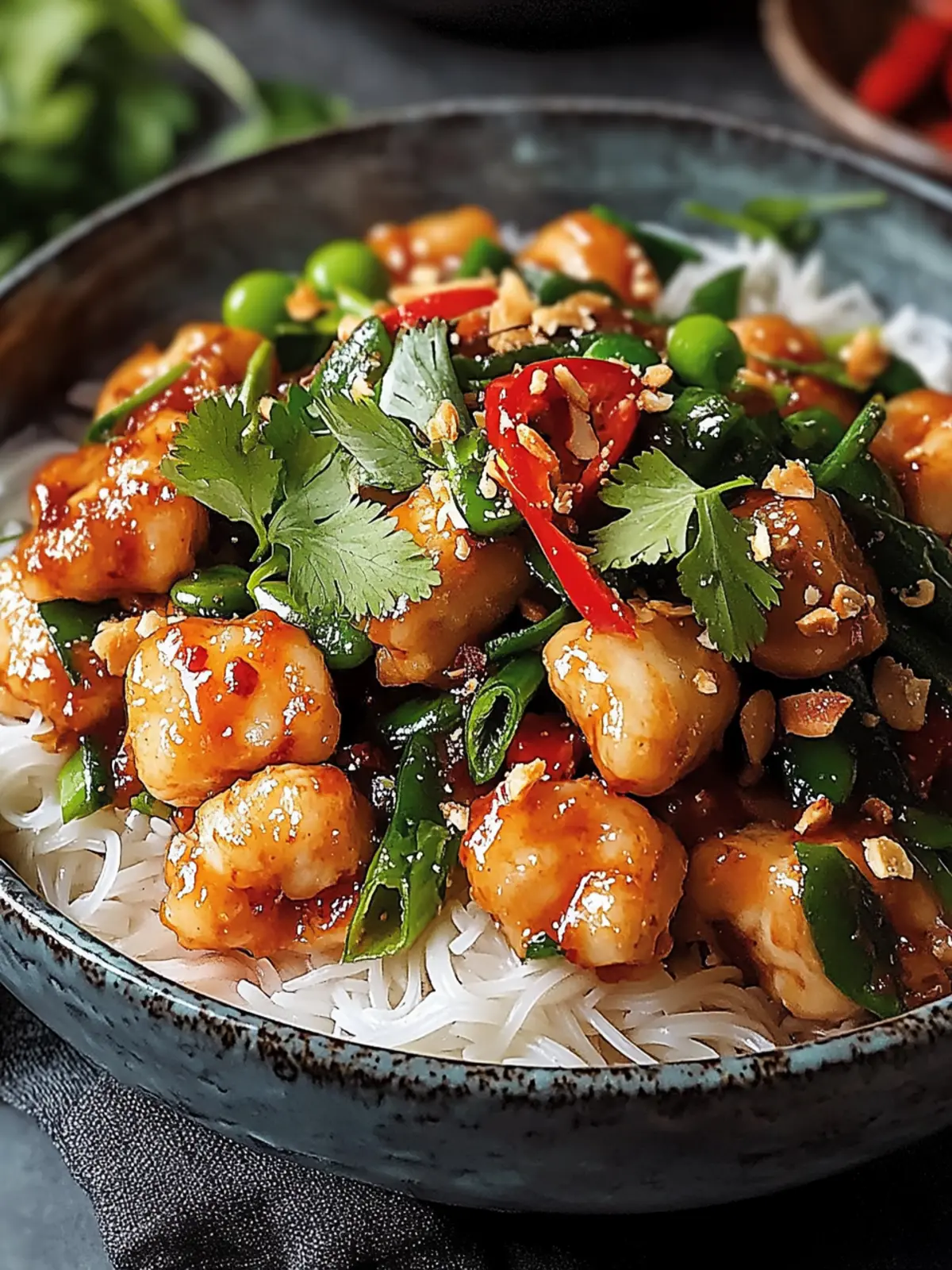 Süßes und scharfes Thai-Hähnchen in 30 Minuten