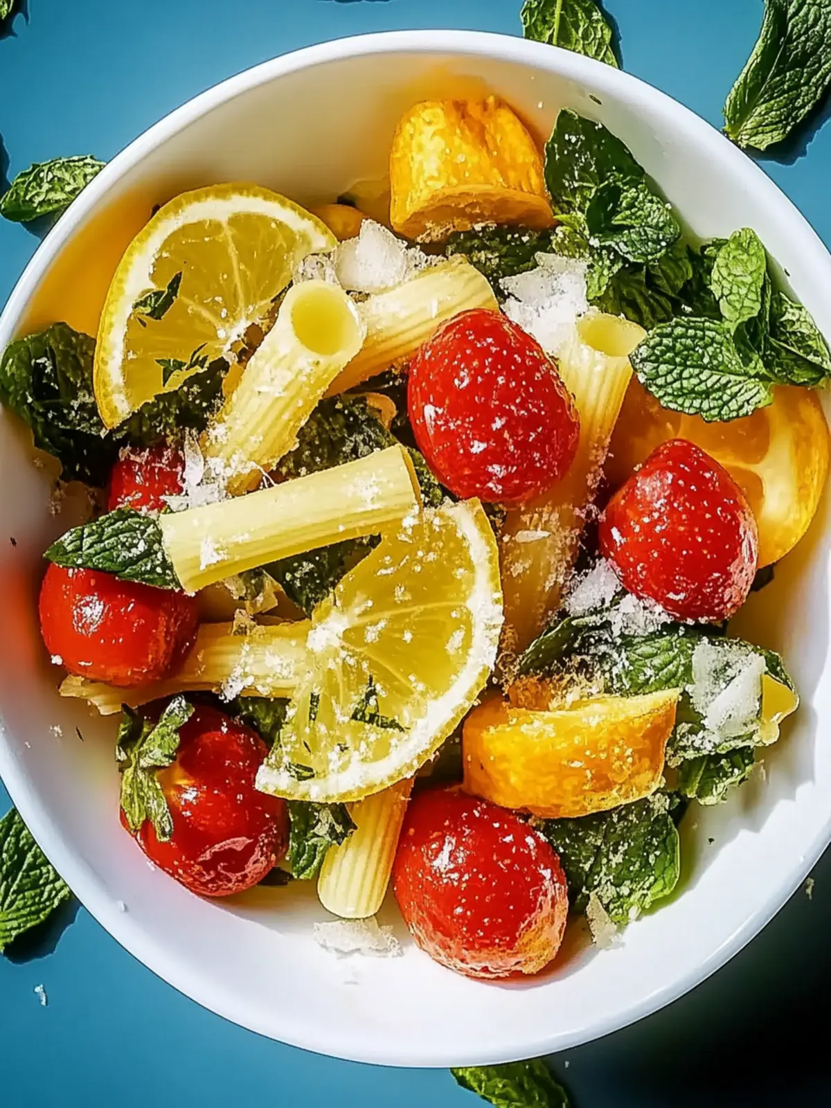 Veganer Nudelsalat mit Pesto und getrockneten Tomaten