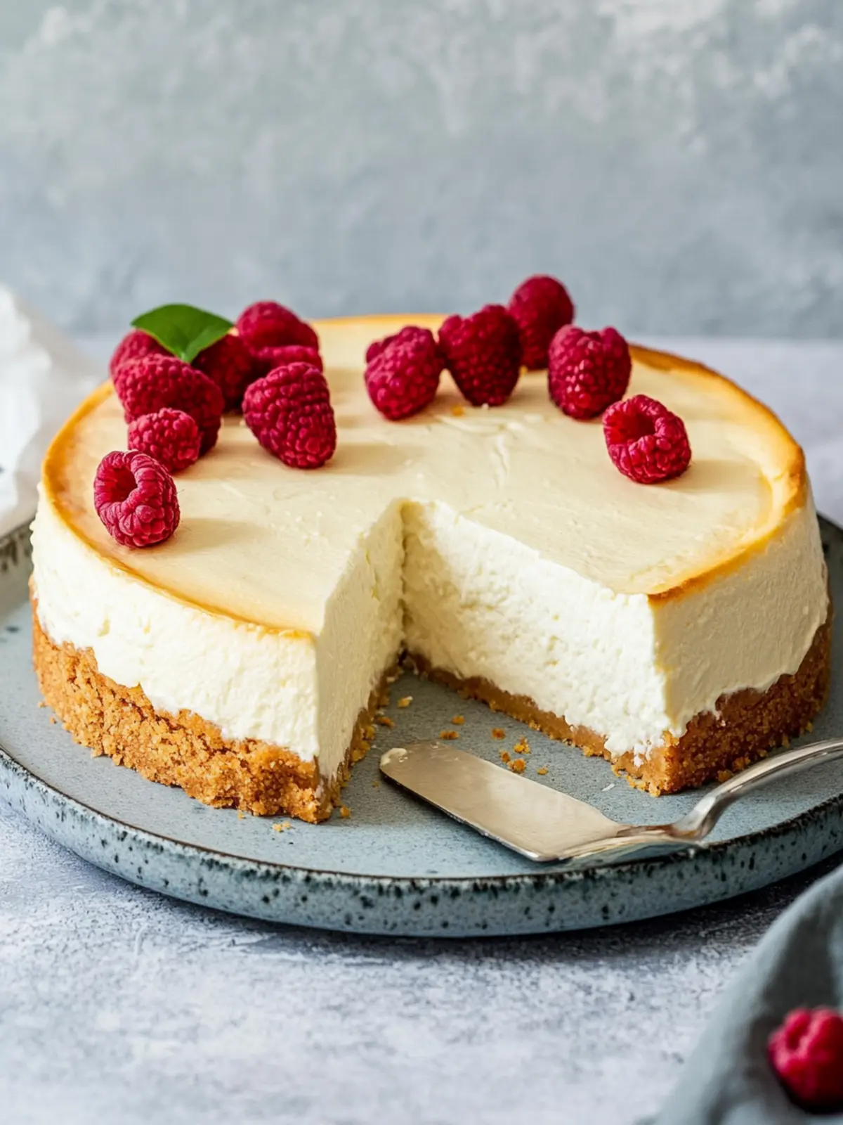 Cheesecake without base – creamy quark cake, super delicious