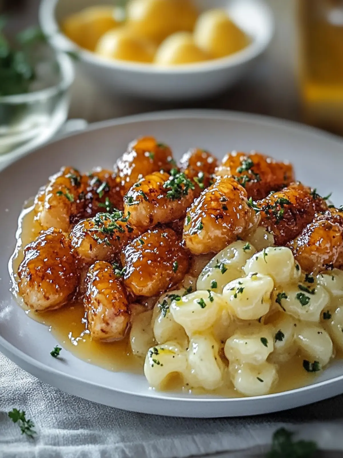 Hähnchen mit Honig Knoblauch Glasur Rezept einfach genießen
