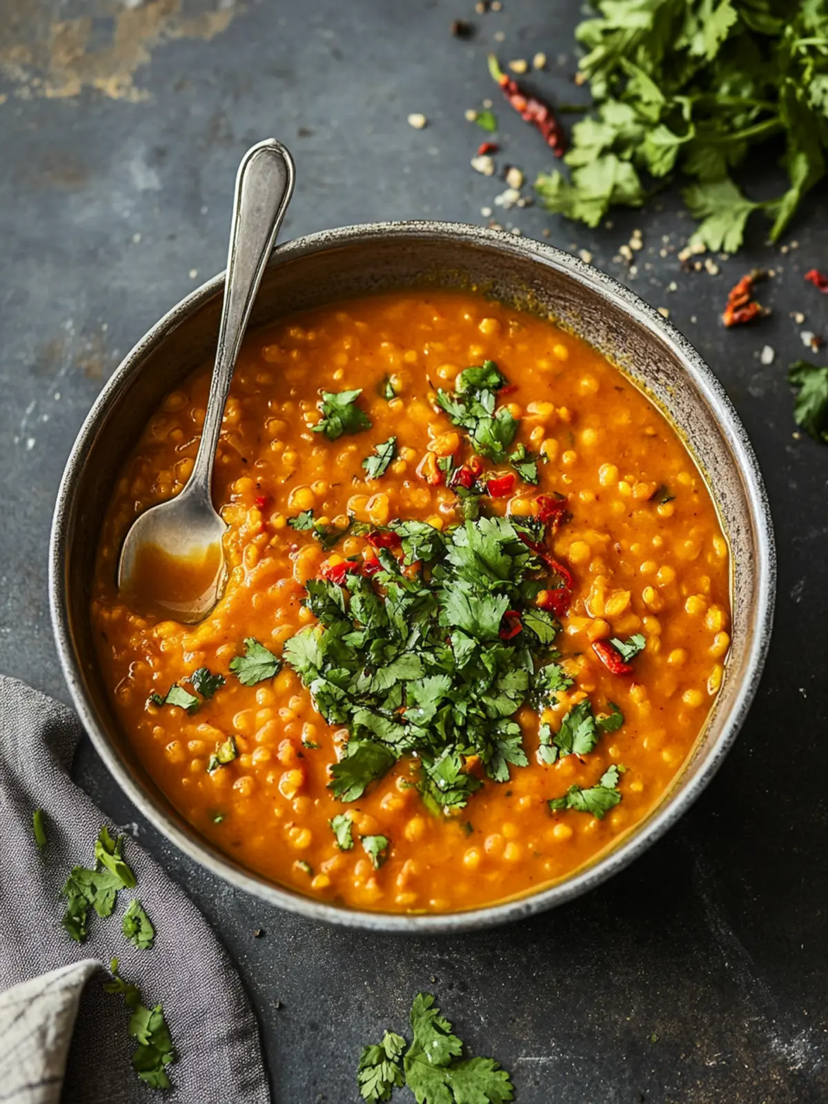 Rote Linsen-Dal