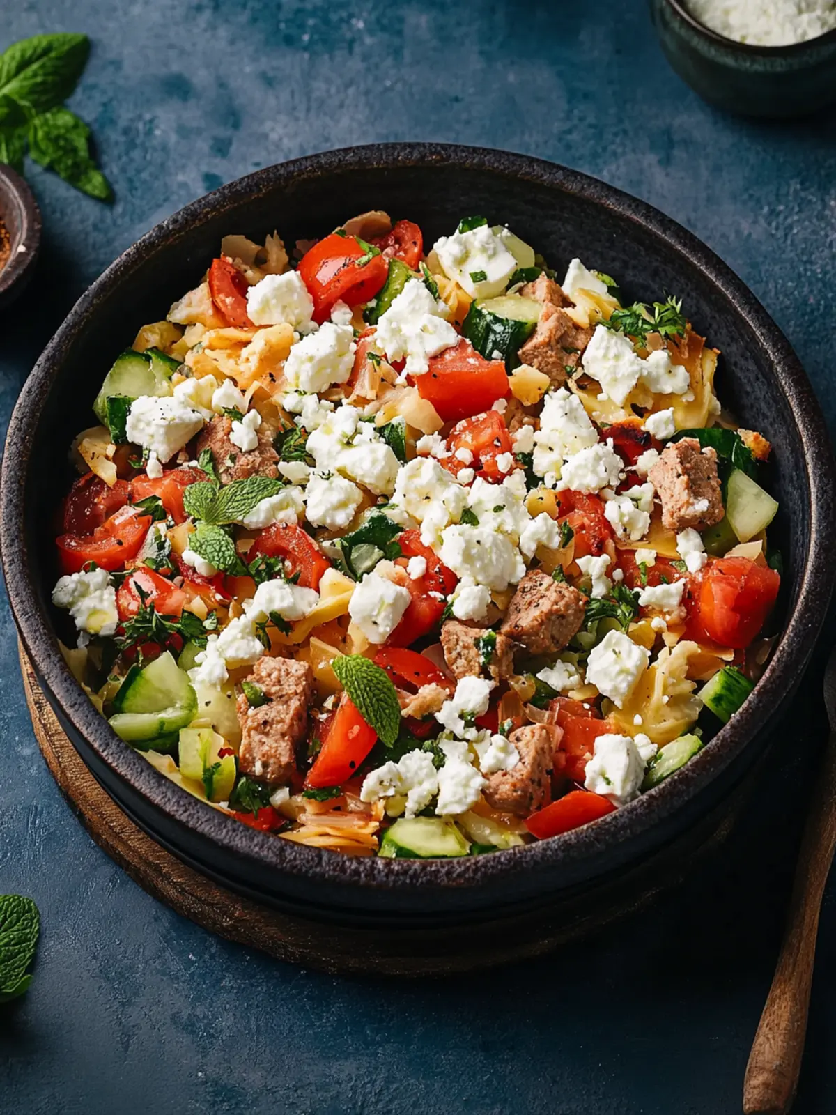 Griechischer Kritharaki-Auflauf mit Feta: leckere Grüße vom Mittelmeer