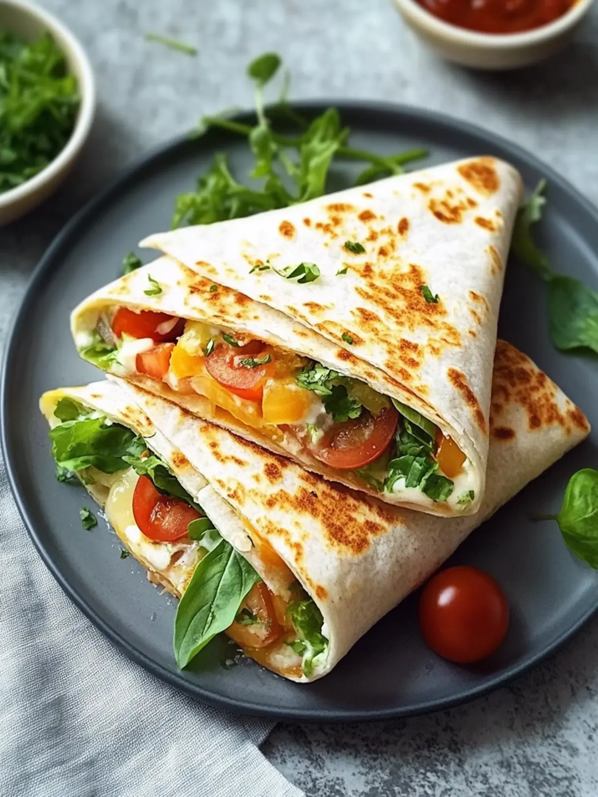 Knusprige Wrap-Ecken aus dem Airfryer