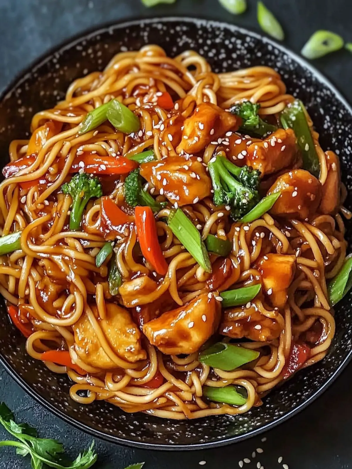 Hähnchen-Teriyaki-Nudeln – Einfach & So Lecker