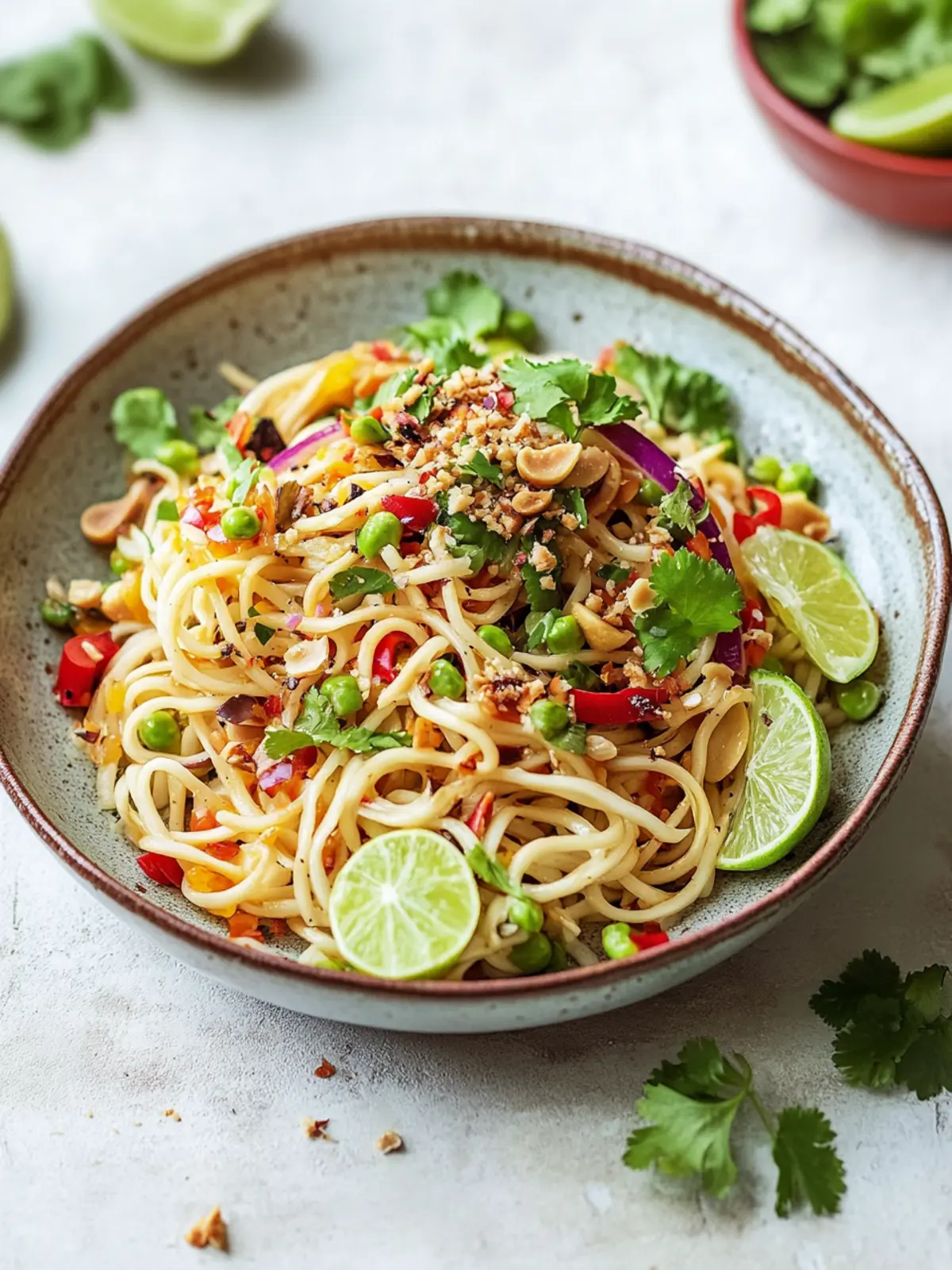 Crispy, fresh, aromatic: your lime crunch noodle salad