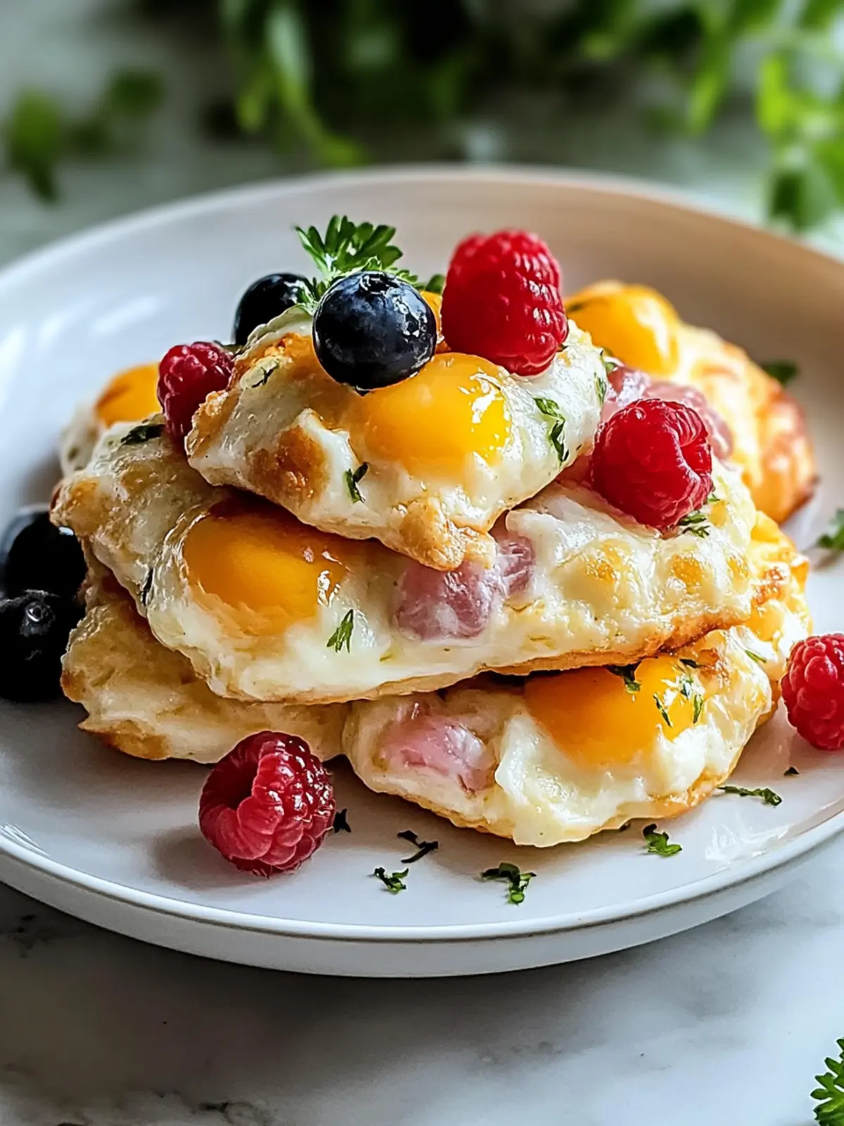 Frühstücksproteinplätzchen für einen energiereichen Start
