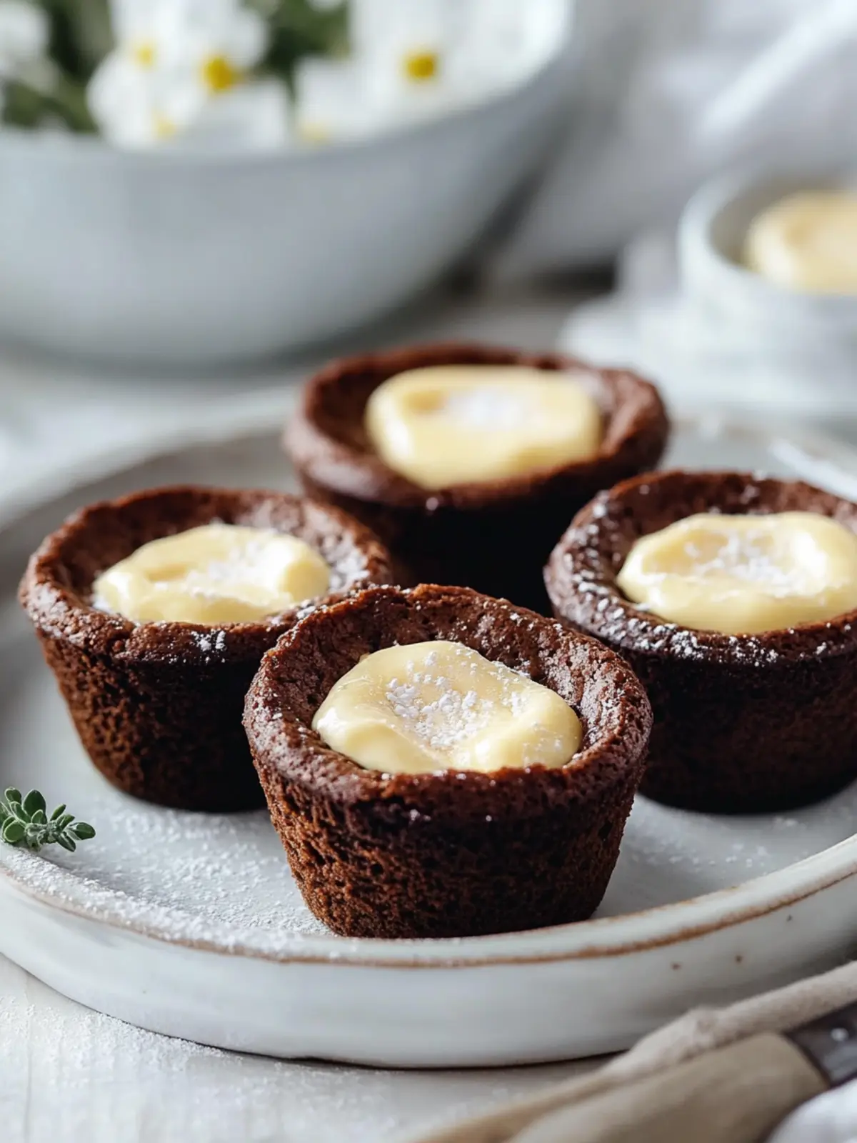 Mini Frischkäse-Brownie-Häppchen: Dein süßer Genuss