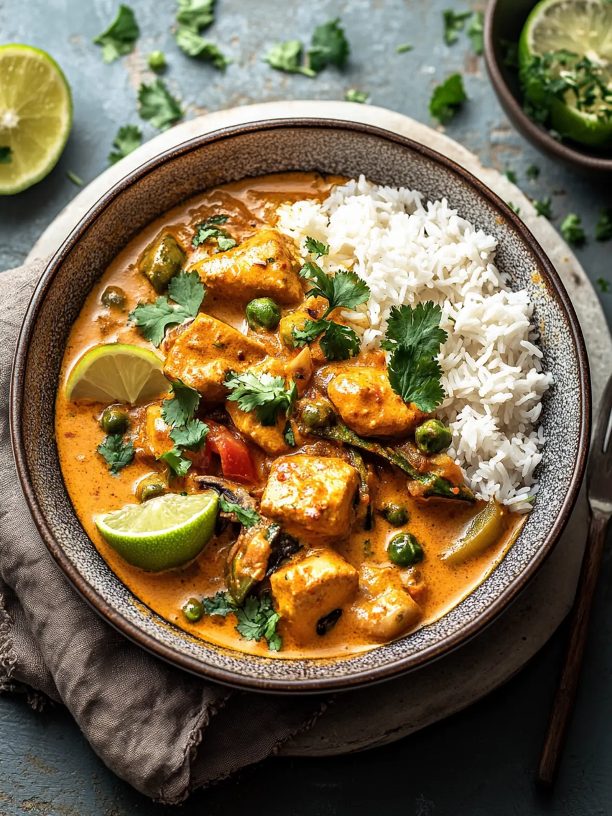 Koche dieses Curry mit Hähnchen und Pilzen und der Tag ist dein Freund
