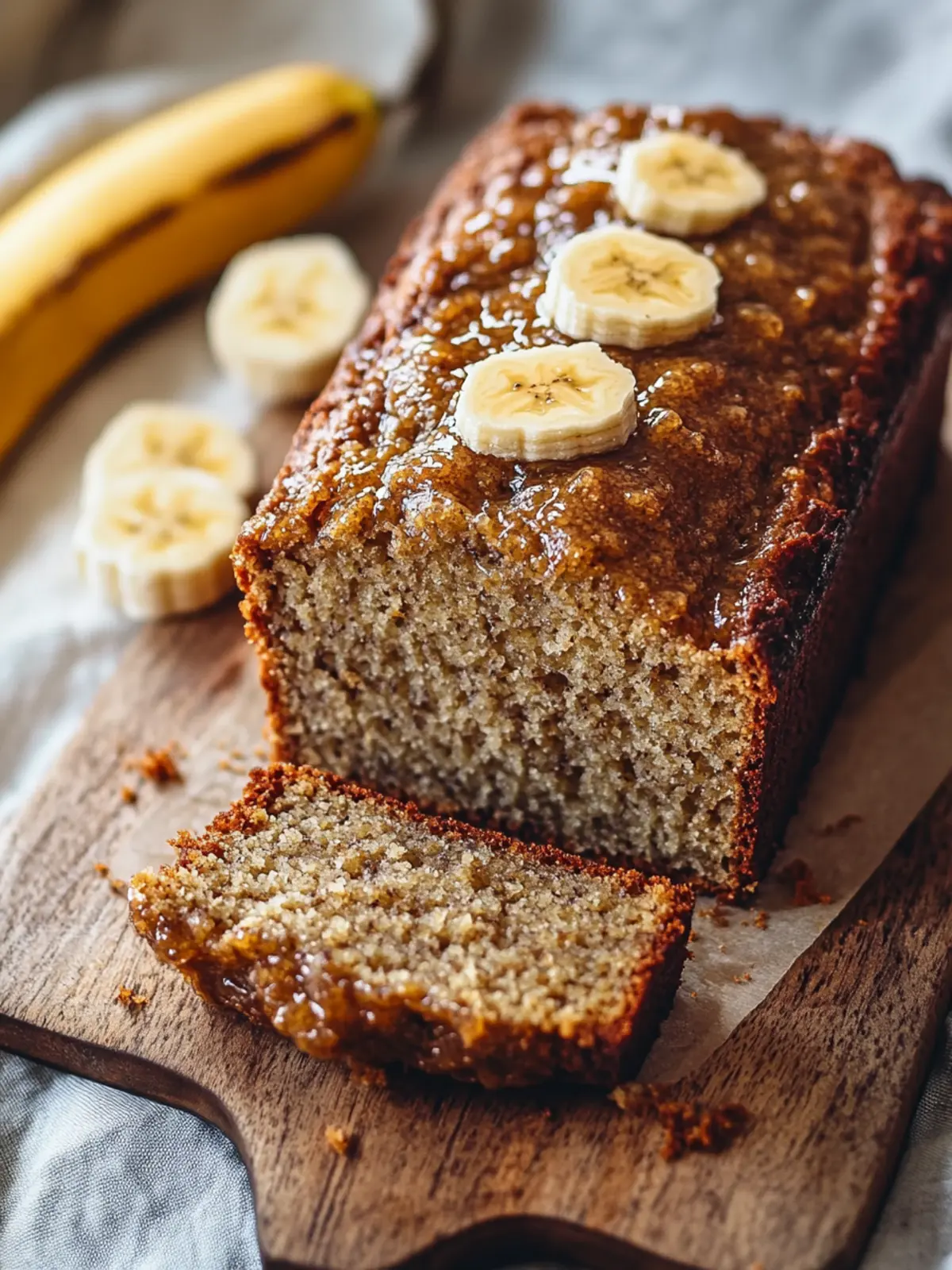 Leckeres glutenfreies Bananenbrot für hyggelige Morgen