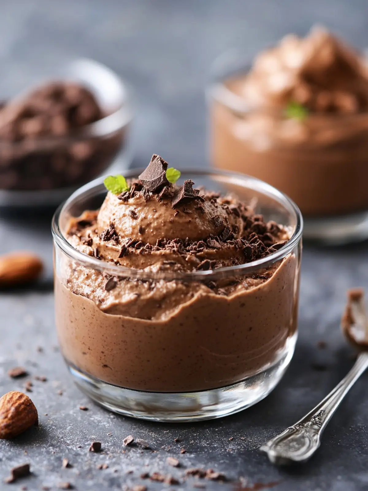 For this fluffy chocolate mousse you only need 2 ingredients