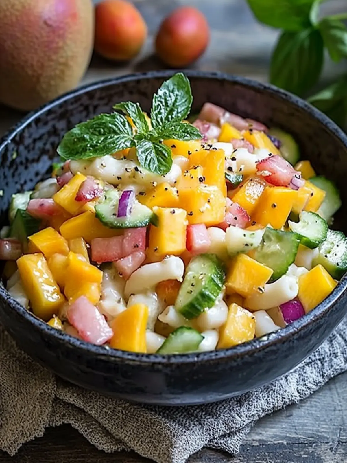 Gurken-Mango-Salat
