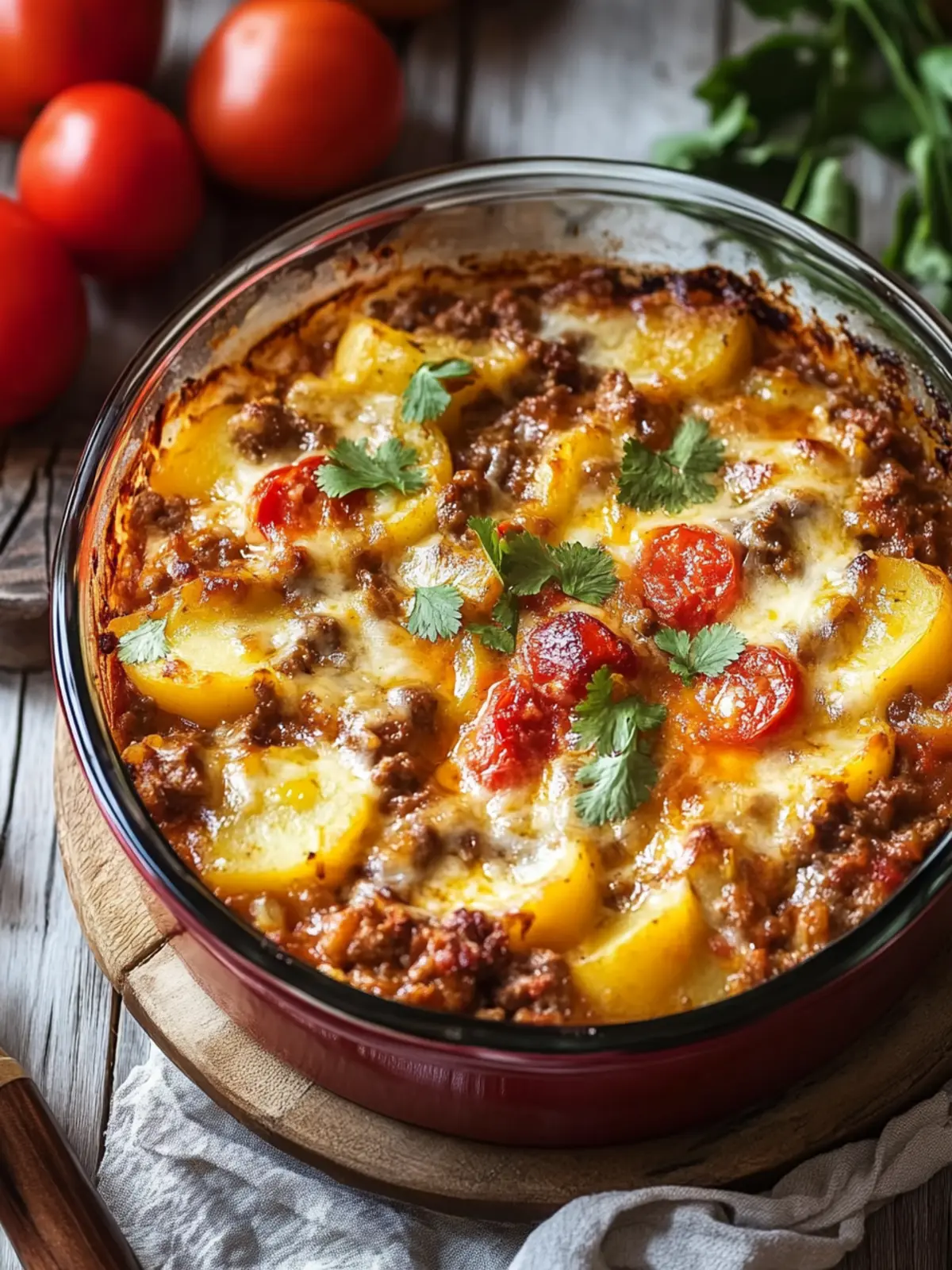 Potato-Hack-Casserole in Mexican Style: spicy, hearty, simply delicious
