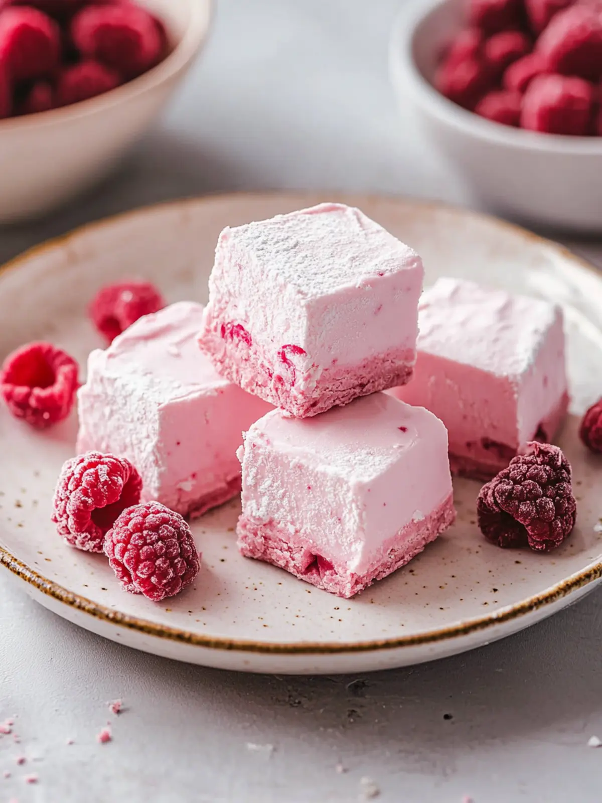 Dekadenter veganer Himbeer-Kokos-Fudge
