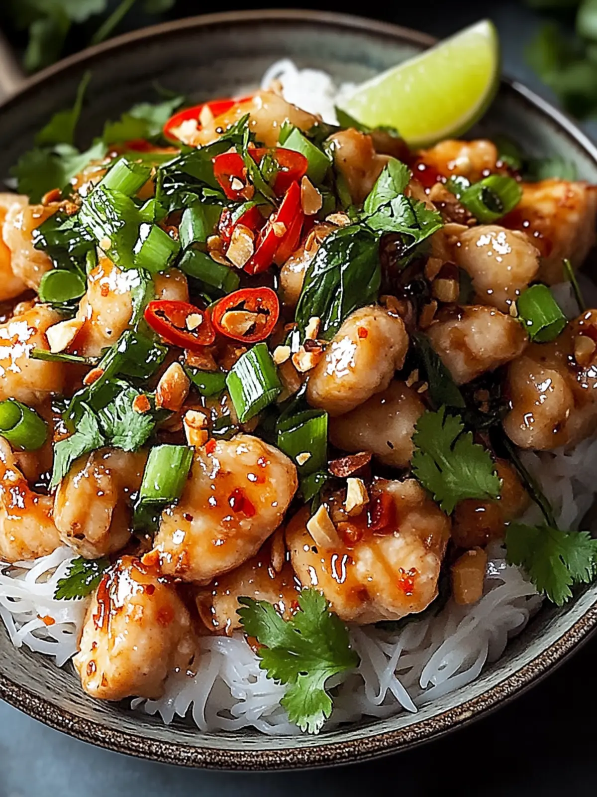 Süßes und scharfes Thai-Hähnchen in 30 Minuten
