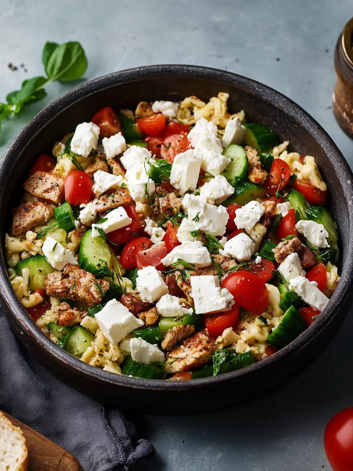 Griechischer Kritharaki-Auflauf mit Feta: leckere Grüße vom Mittelmeer