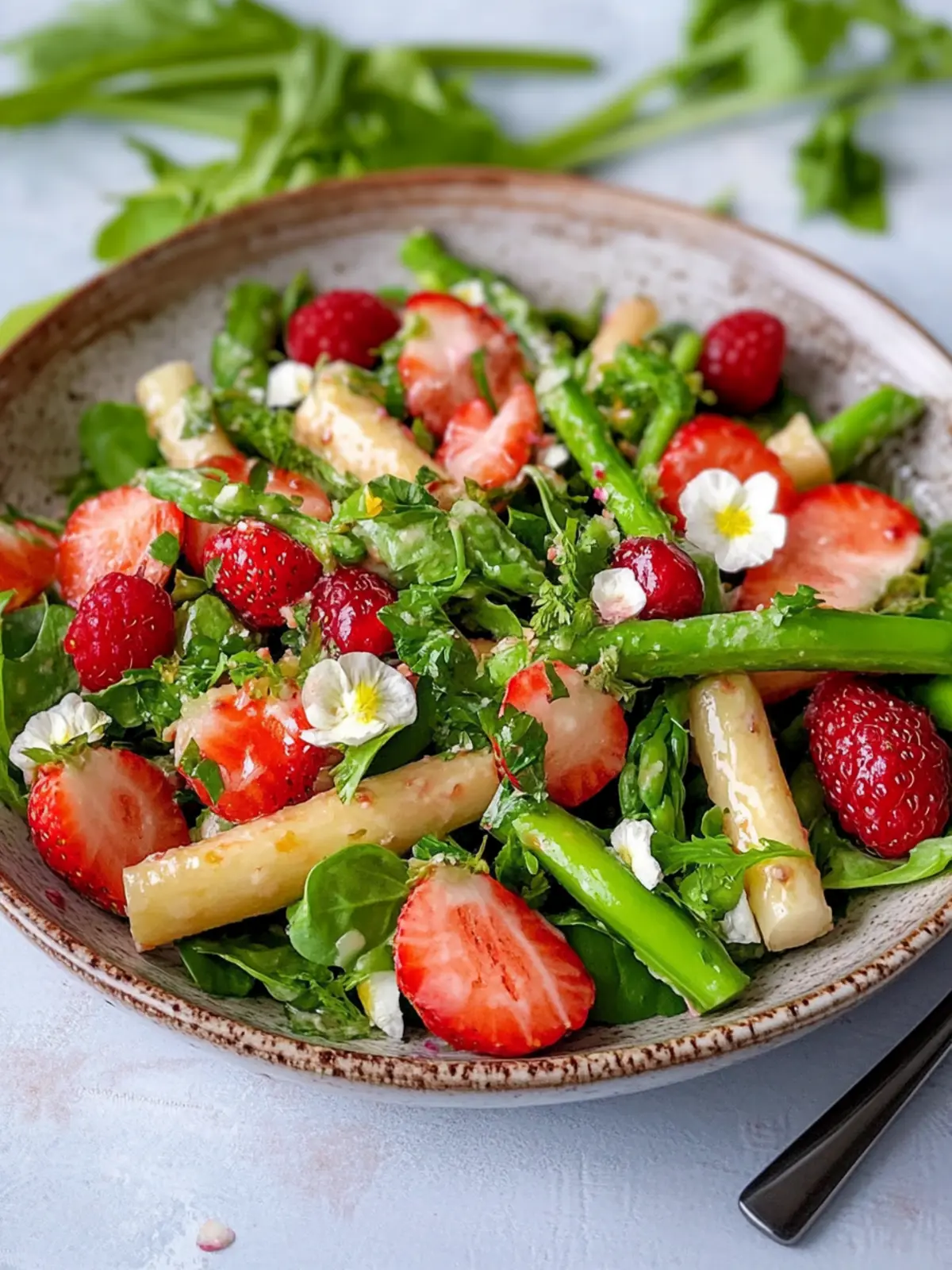 Spargel-Erdbeer-Salat, mein Lieblingsrezept