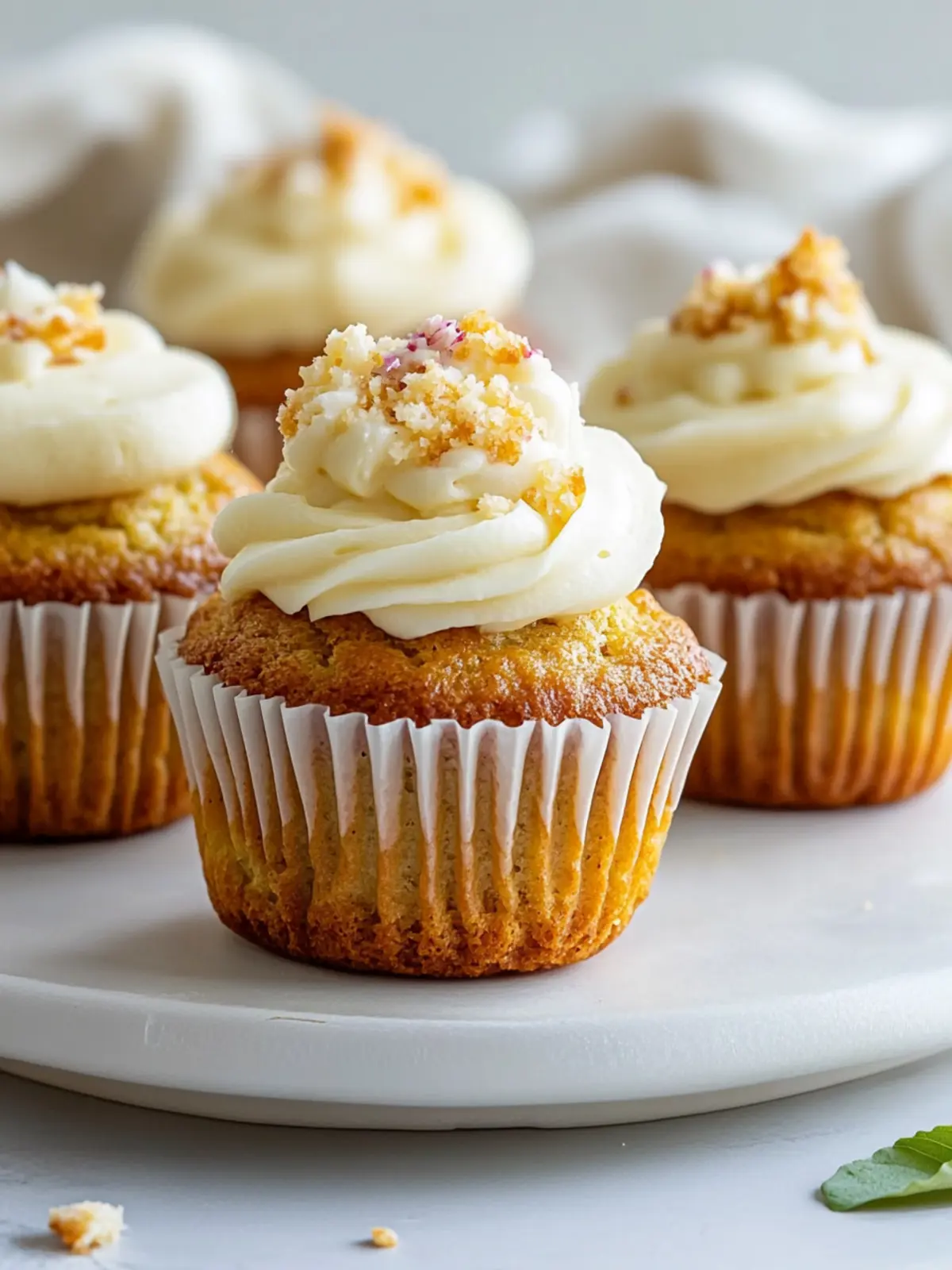 Leckere Karottenkuchen-Muffins mit Frischkäse-Frosting