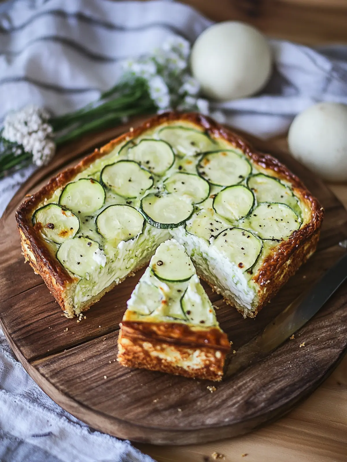 Herzhafter Zucchinikuchen