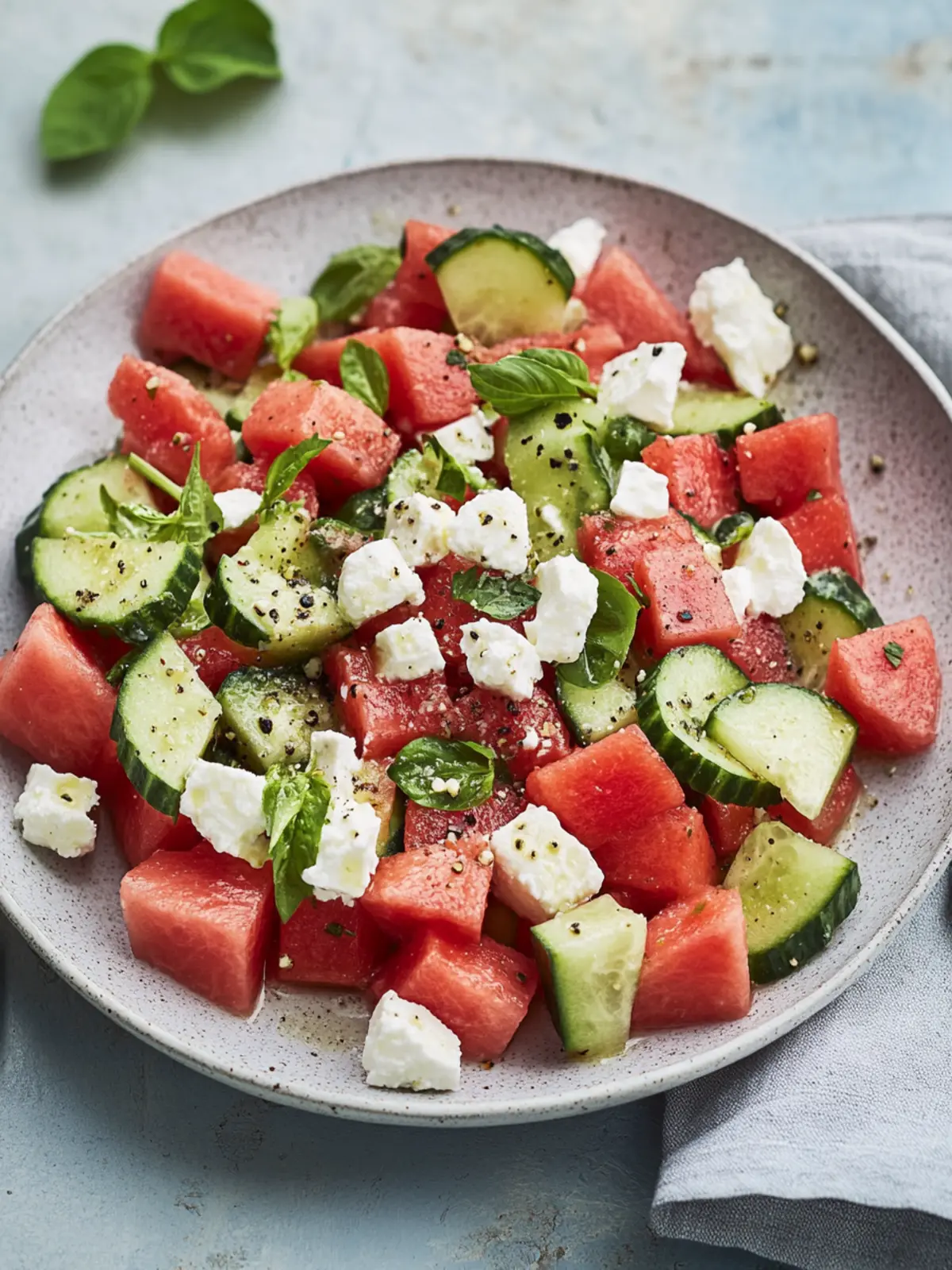 Melonen-Feta-Salat