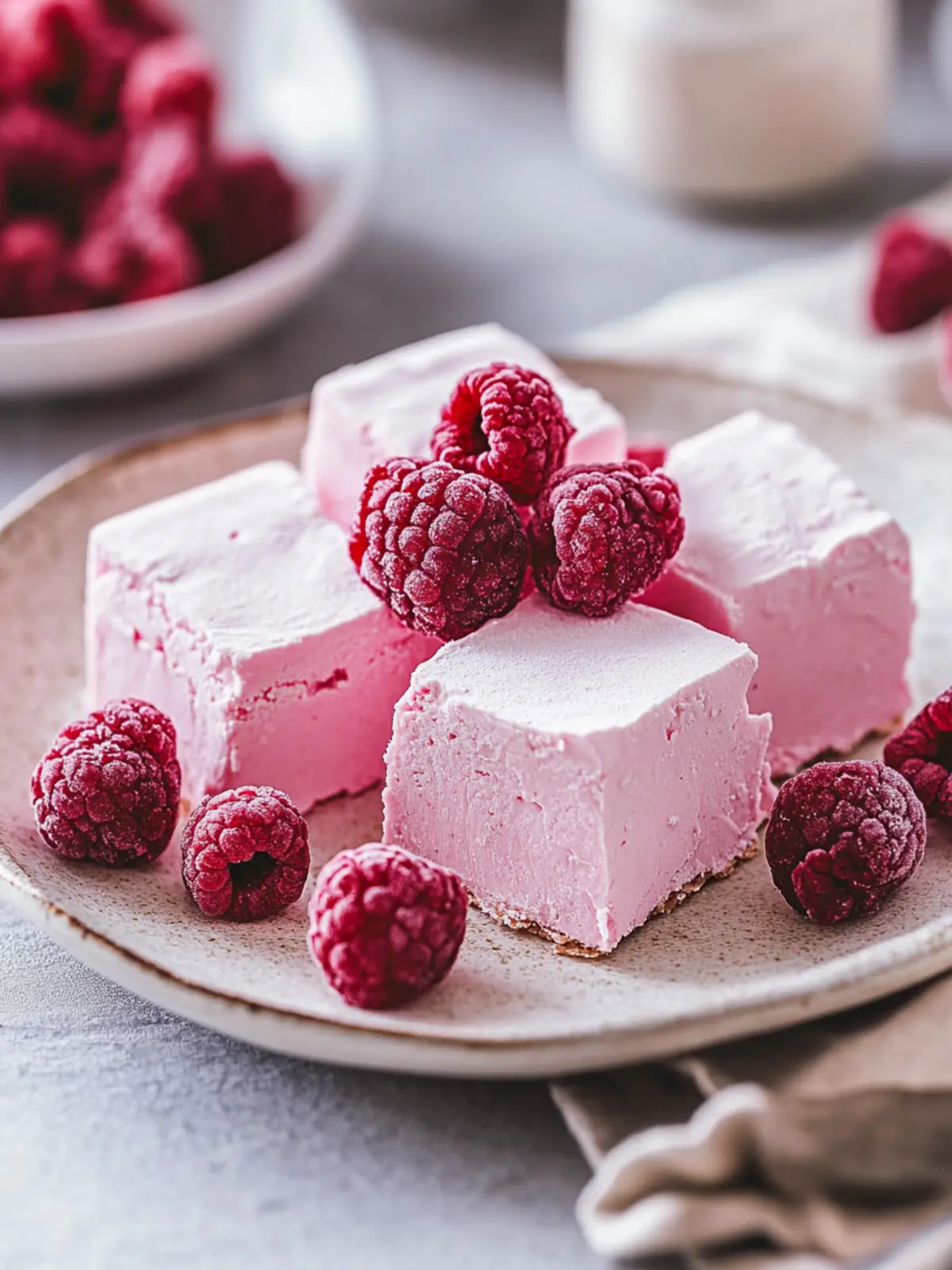 Dekadenter veganer Himbeer-Kokos-Fudge