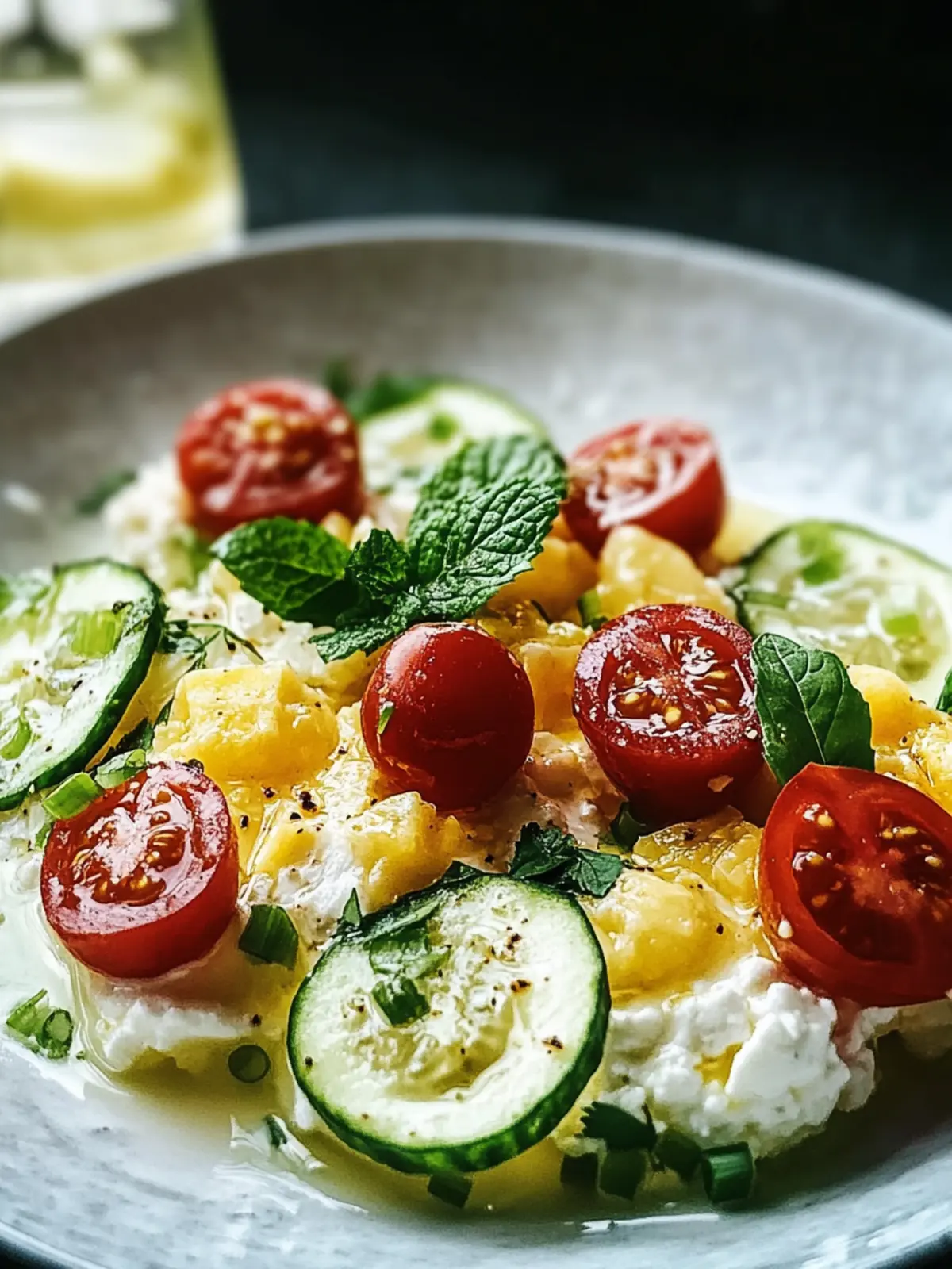 Gesunde mediterrane Rühreier für einen lebhaften Morgen-Kick