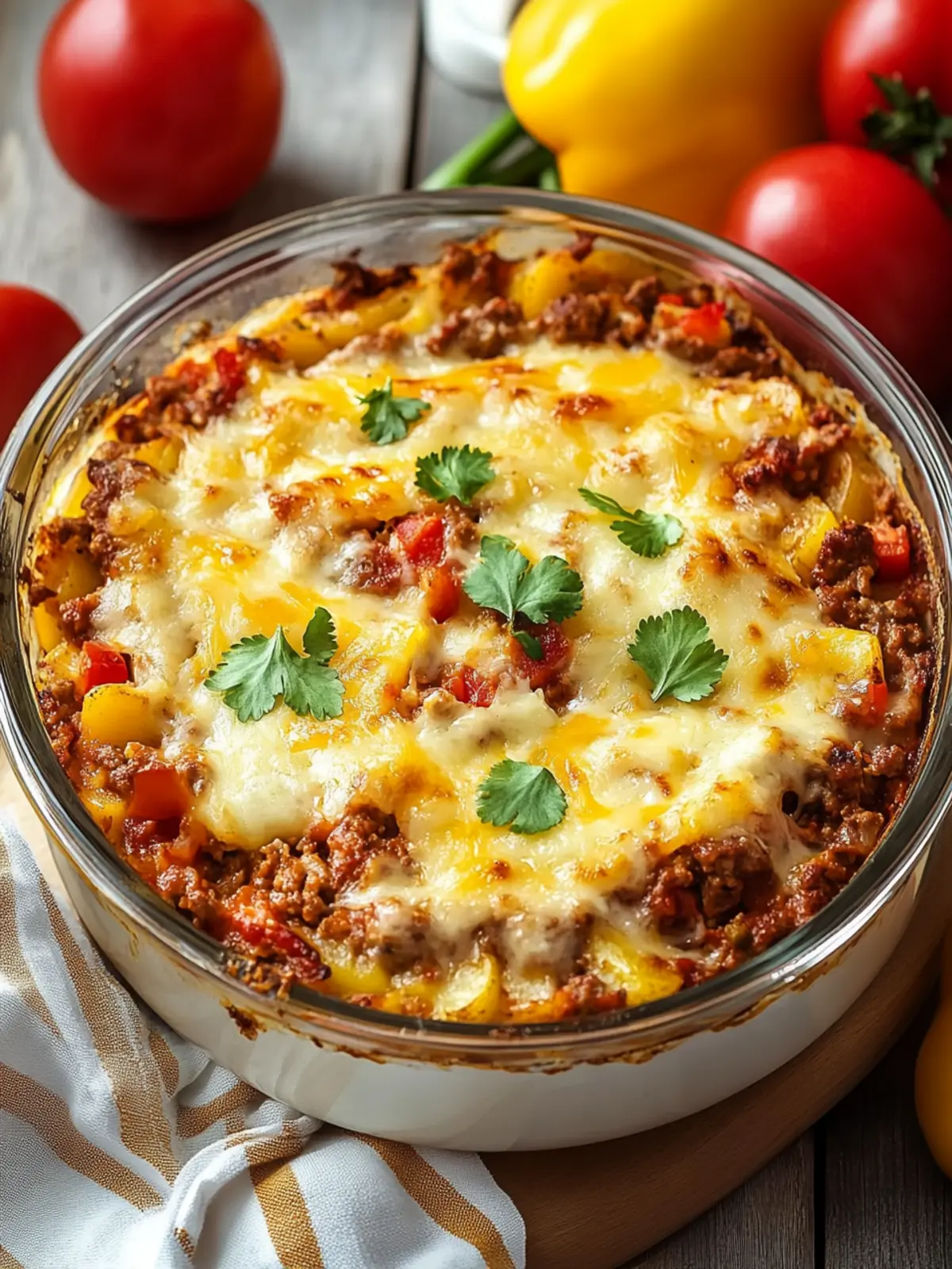 Potato-Hack-Casserole in Mexican Style: spicy, hearty, simply delicious