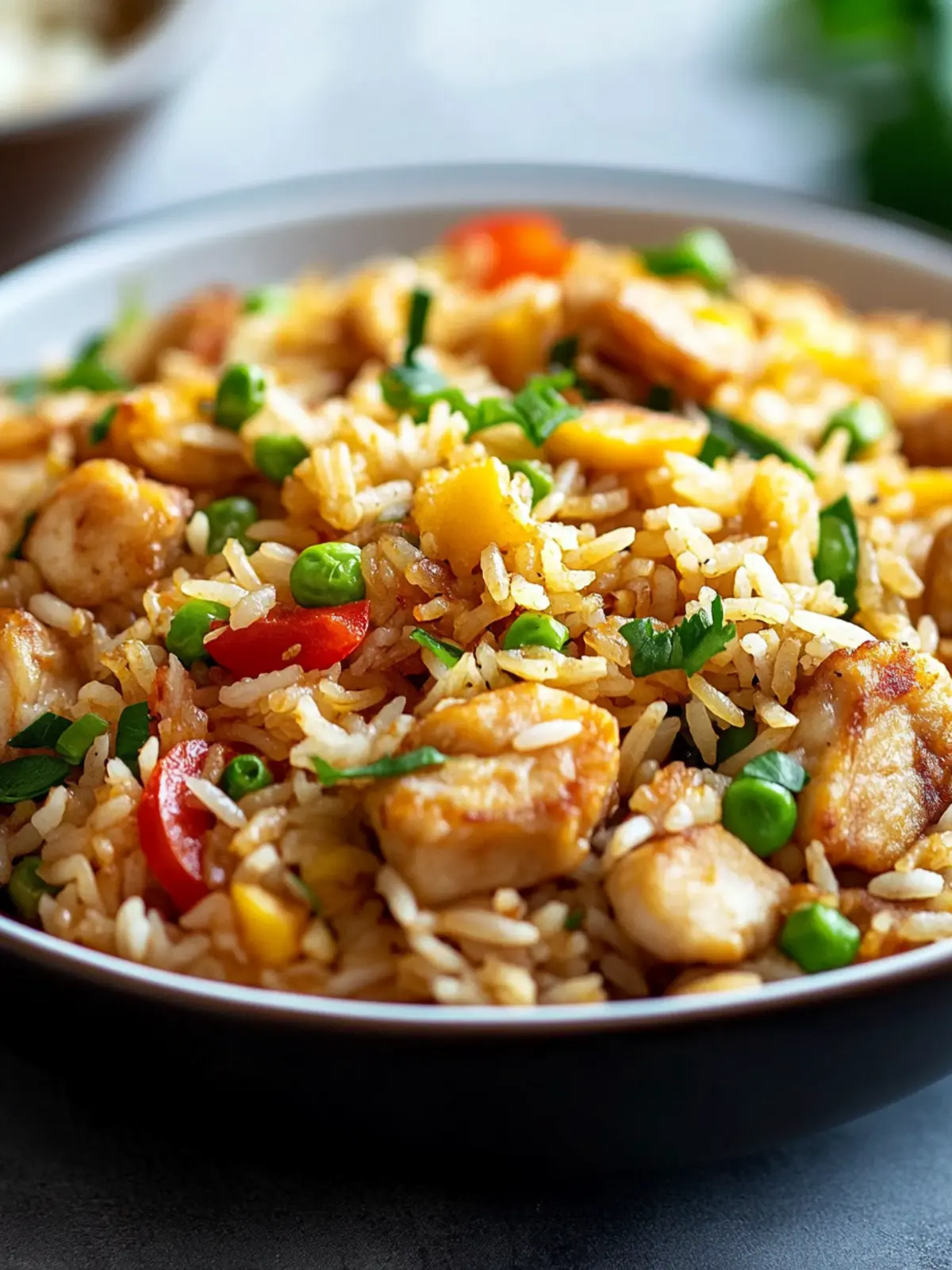Fried rice from the hot air fryer: quick & delicious