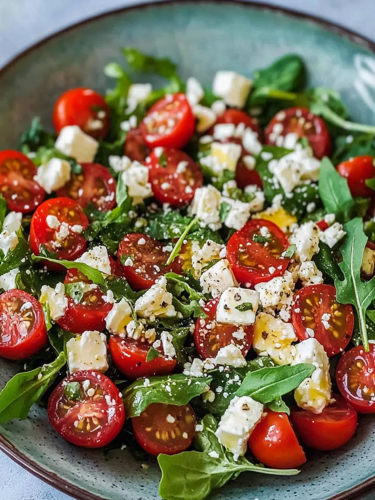 Rucolasalat mit Tomaten und Feta: Ein Unglaubliches Ultimatives Rezept für 5 Sinne