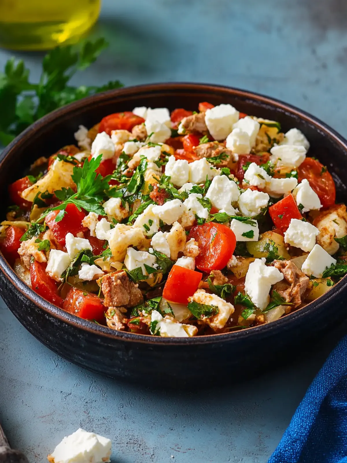 Griechischer Kritharaki-Auflauf mit Feta: leckere Grüße vom Mittelmeer