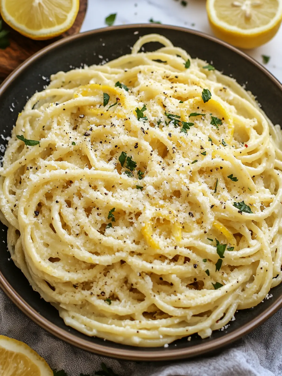 Creamy Lemon Feta Pasta – Fresh, Spicy and Ready in Just 25 Minutes
