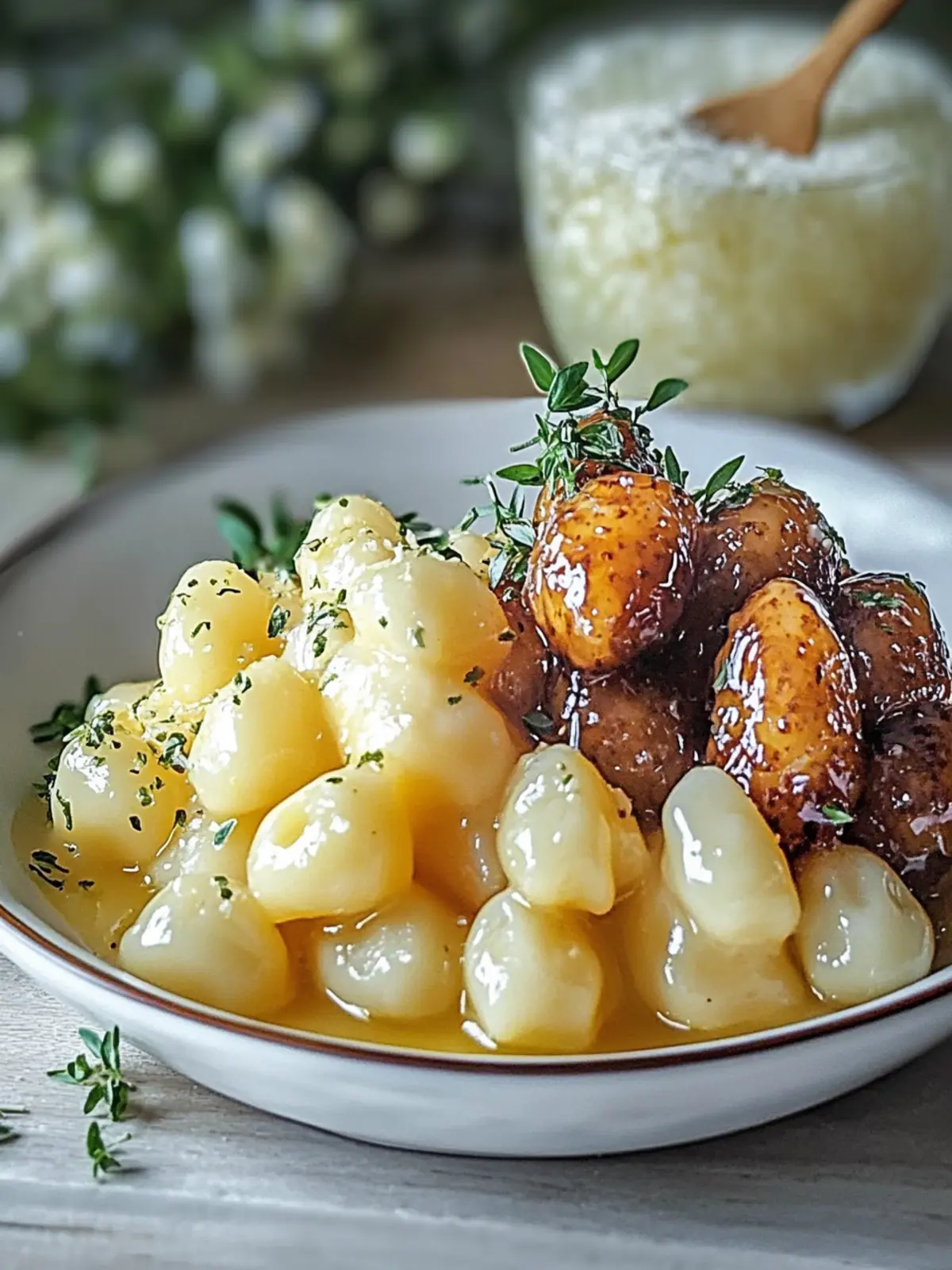 Hähnchen mit Honig Knoblauch Glasur Rezept einfach genießen