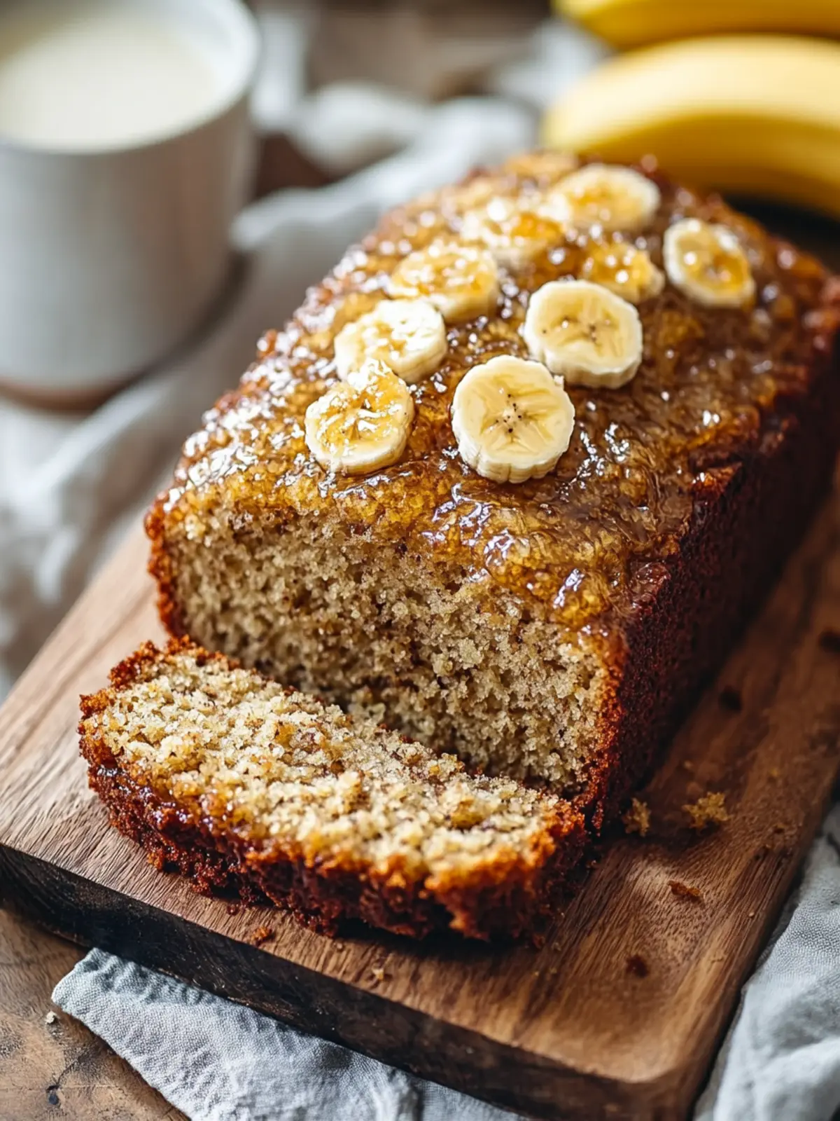 Leckeres glutenfreies Bananenbrot für hyggelige Morgen