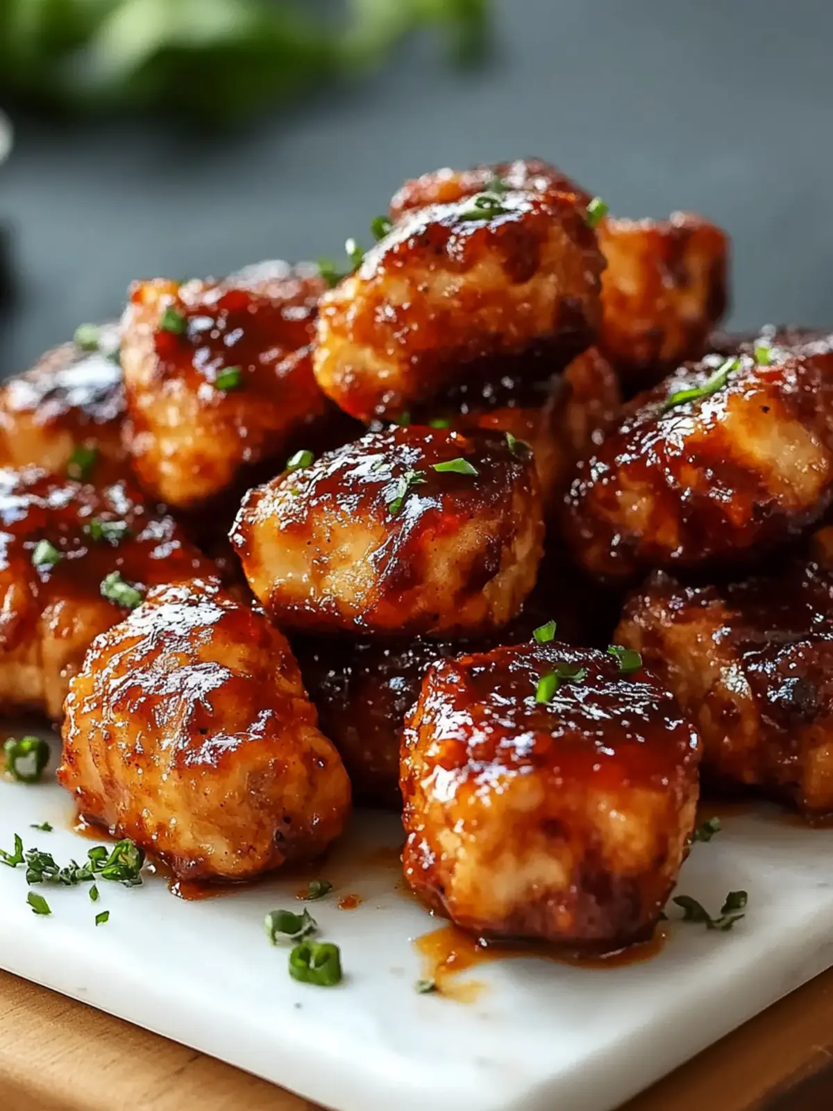 Airfryer Honig BBQ Hähnchen-Bites: Schnell & super lecker