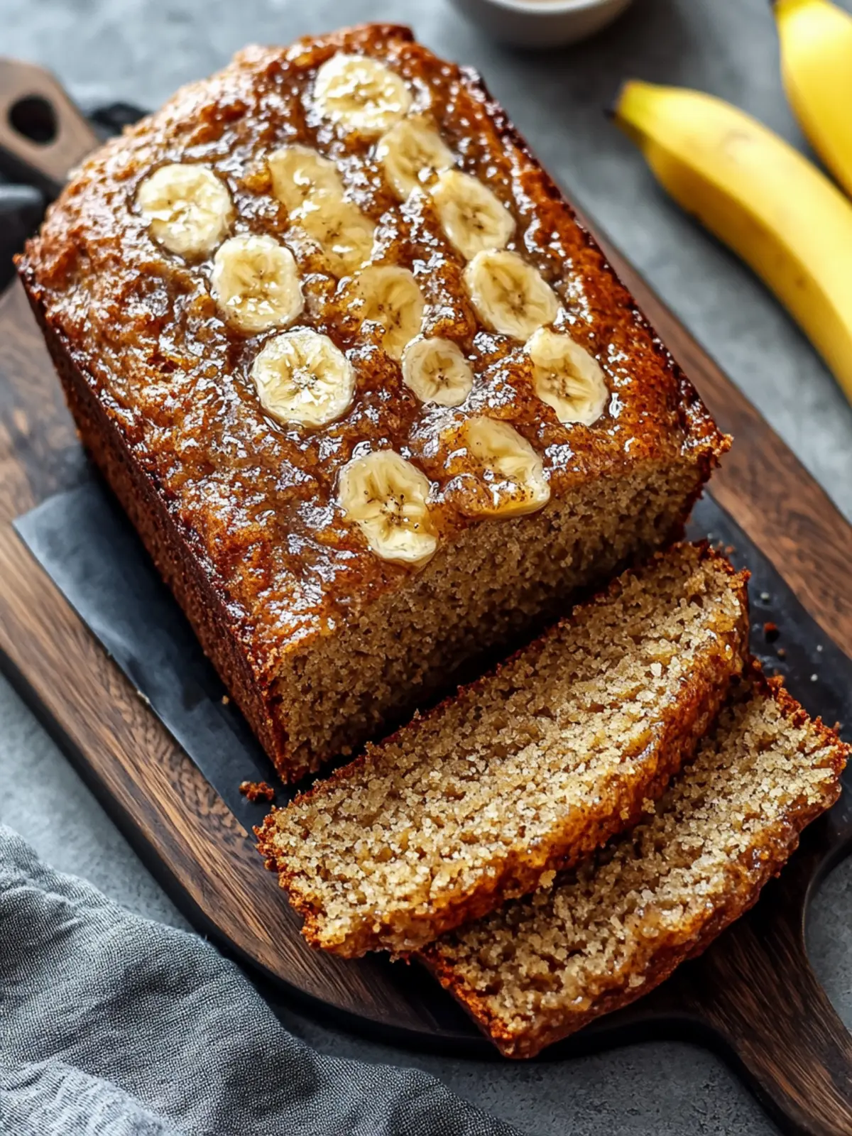 Leckeres glutenfreies Bananenbrot für hyggelige Morgen