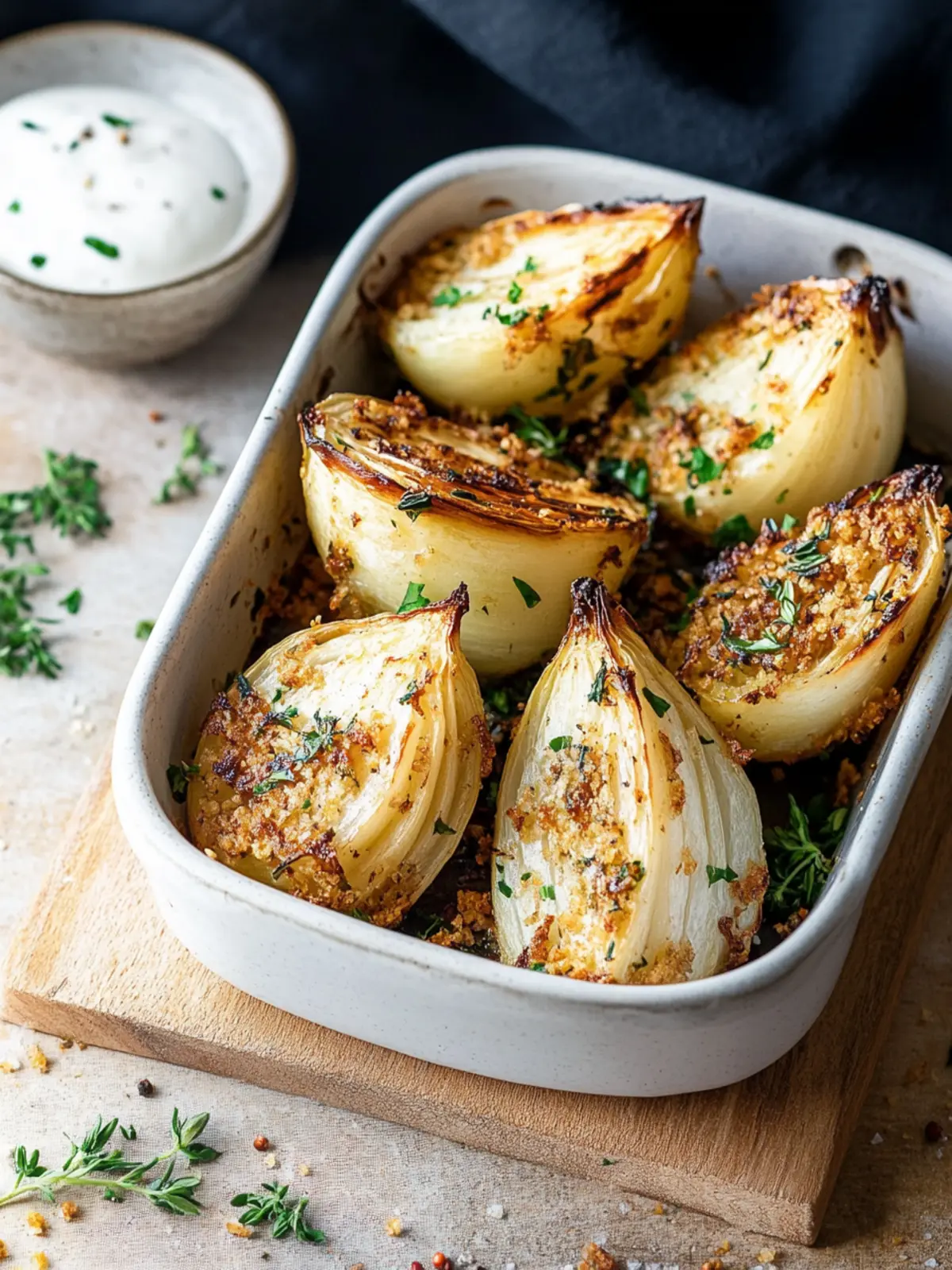 Crispy baked kohlrabi from the oven is a great side dish