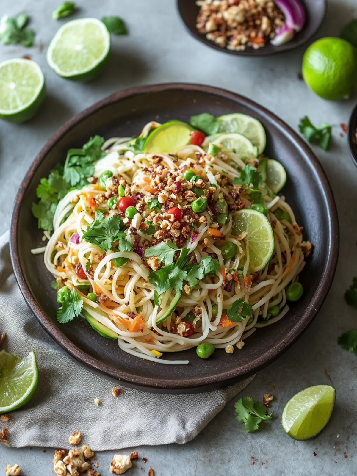Crispy, fresh, aromatic: your lime crunch noodle salad