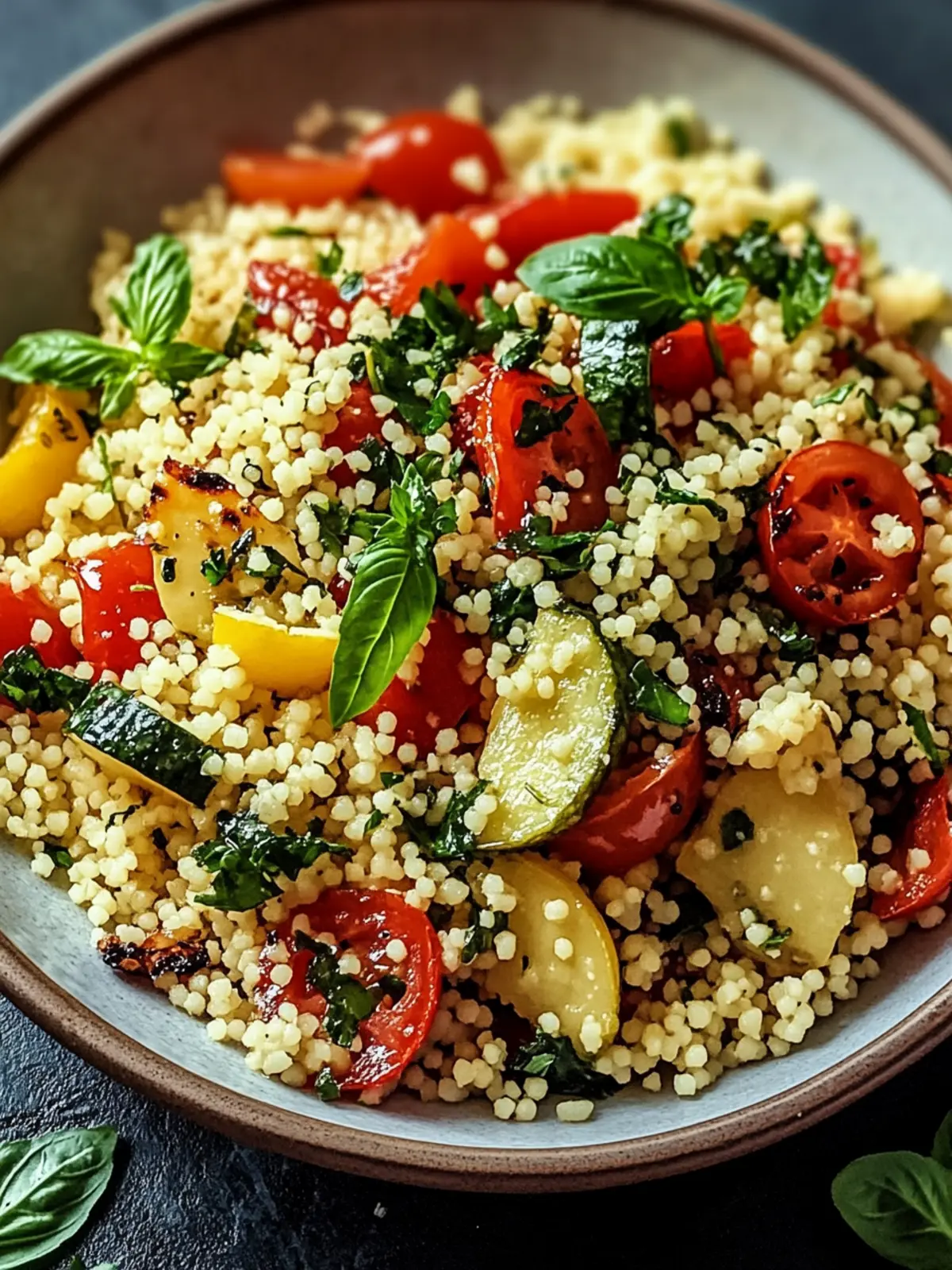 Röstgemüse Couscous für Geschmacksexplosion