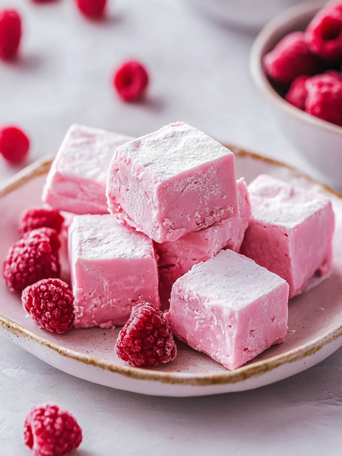 Dekadenter veganer Himbeer-Kokos-Fudge