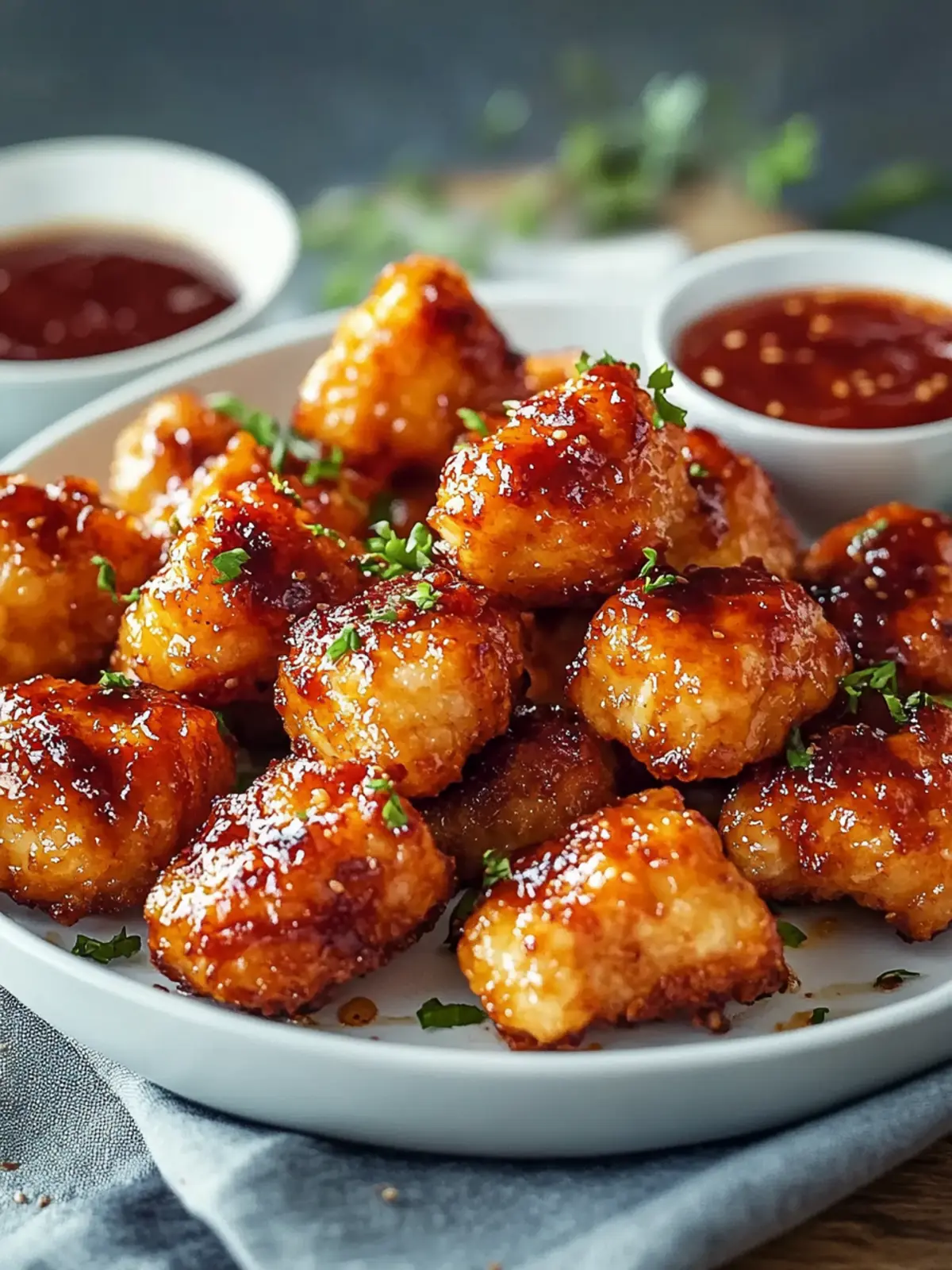 Airfryer Honig BBQ Hähnchen-Bites: Schnell & super lecker
